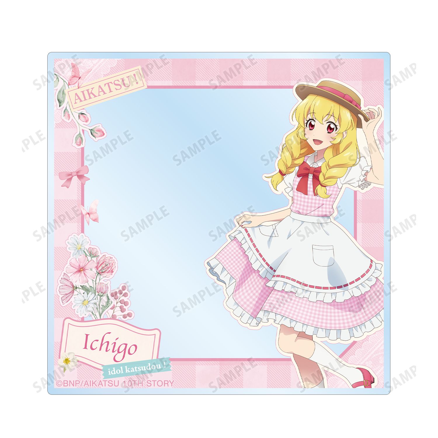 アイカツ! 10th STORY ~未来へのSTARWAY~ 描き下ろし 星宮いちご カントリーワンピースver. アクリルフォト2枚セット 画像 4 | AniSmile