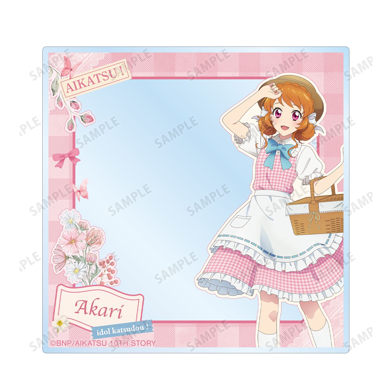 アイカツ! 10th STORY ~未来へのSTARWAY~ 描き下ろし 大空あかり カントリーワンピースver. アクリルフォト2枚セット 画像 4 | AniSmile