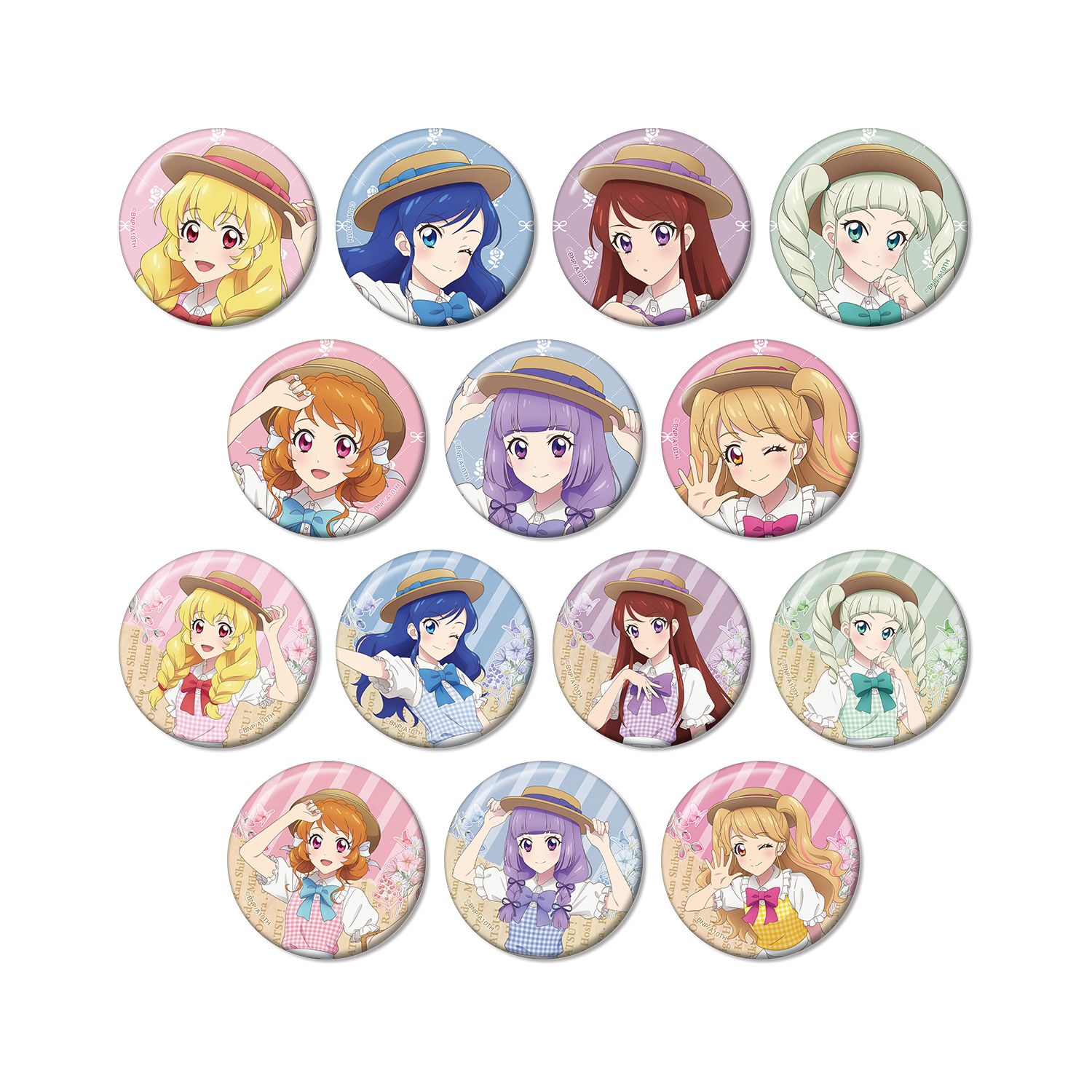 アイカツ! 10th STORY ~未来へのSTARWAY~ 描き下ろし カントリーワンピースver. トレーディング缶バッジ(単位/単品) - 公式商品画像 | AniSmile