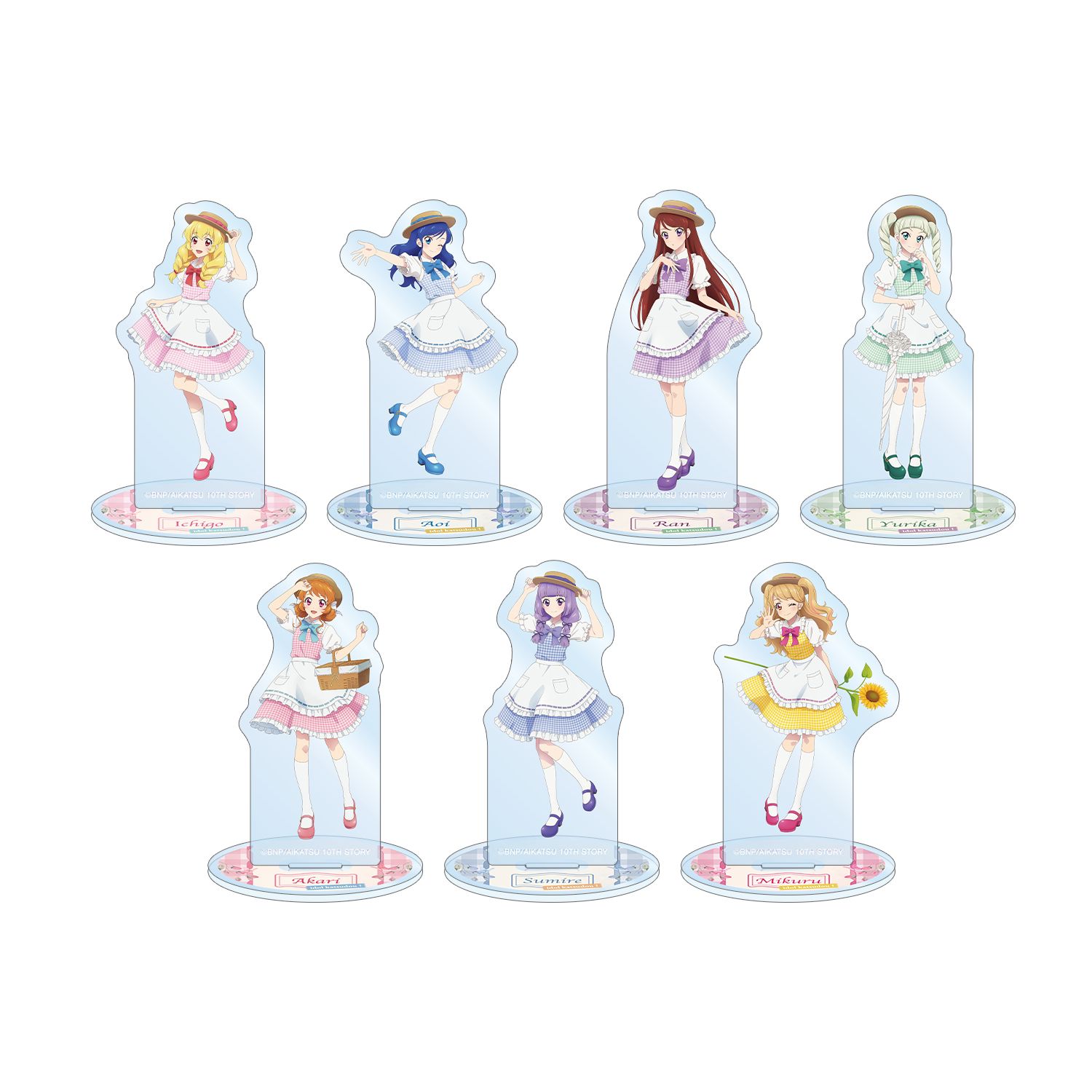 アイカツ! 10th STORY ~未来へのSTARWAY~ 描き下ろし カントリーワンピースver. トレーディングアクリルスタンド(単位/単品) - 公式商品画像 | AniSmile
