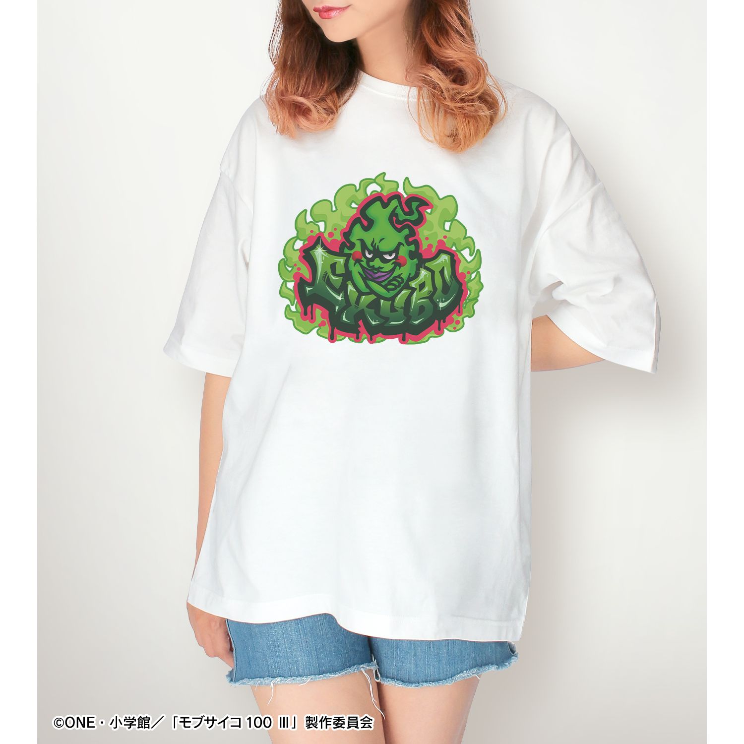 モブサイコ100 Ⅲ 描き下ろし 影山茂夫 ストリートスポーツver. 着用BIGシルエットTシャツユニセックス(サイズ/S) Image 5 | AniSmile