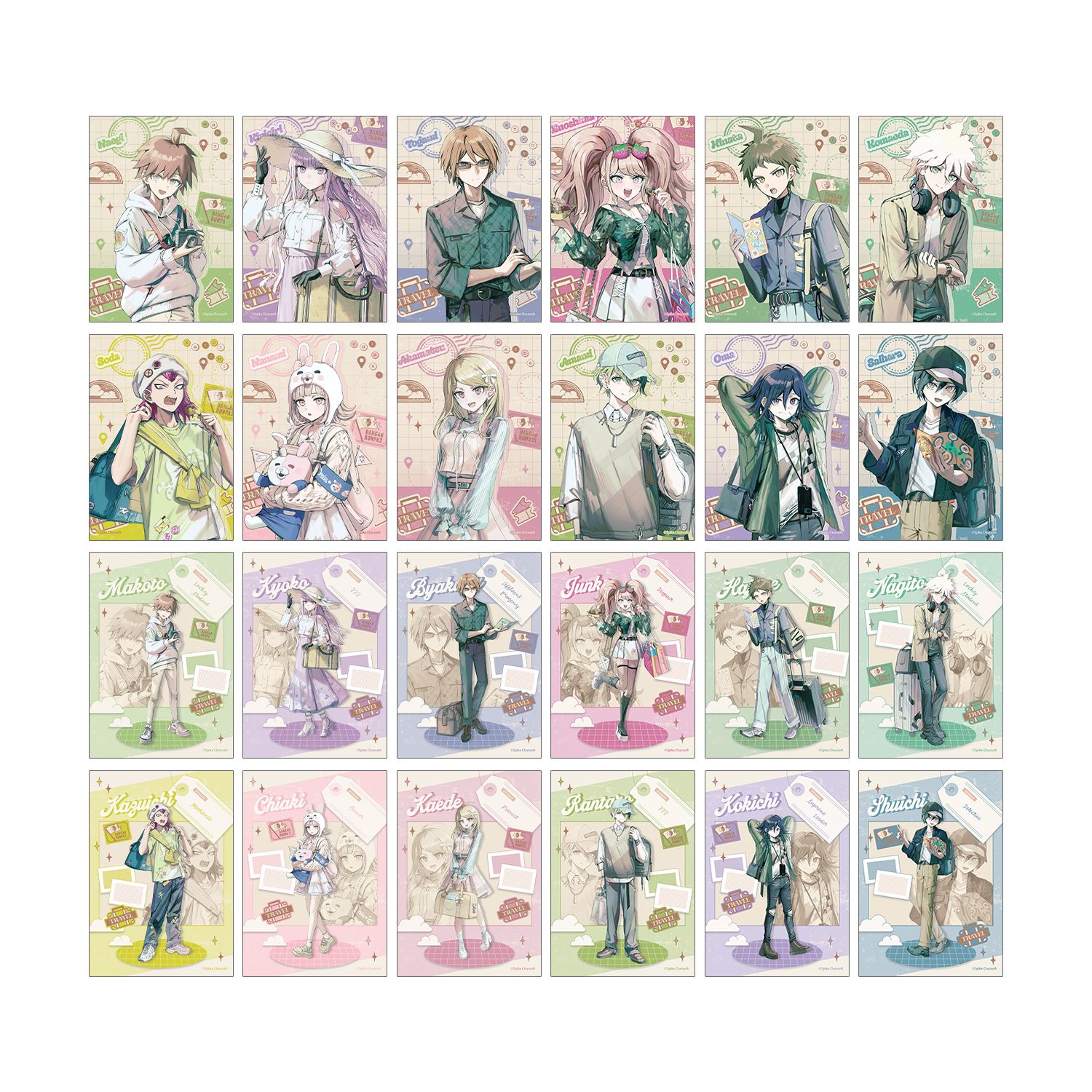ダンガンロンパシリーズ 緜さんイラスト 私服で旅行ver. トレーディングブロマイド(単位/単品) - 公式商品画像 | AniSmile