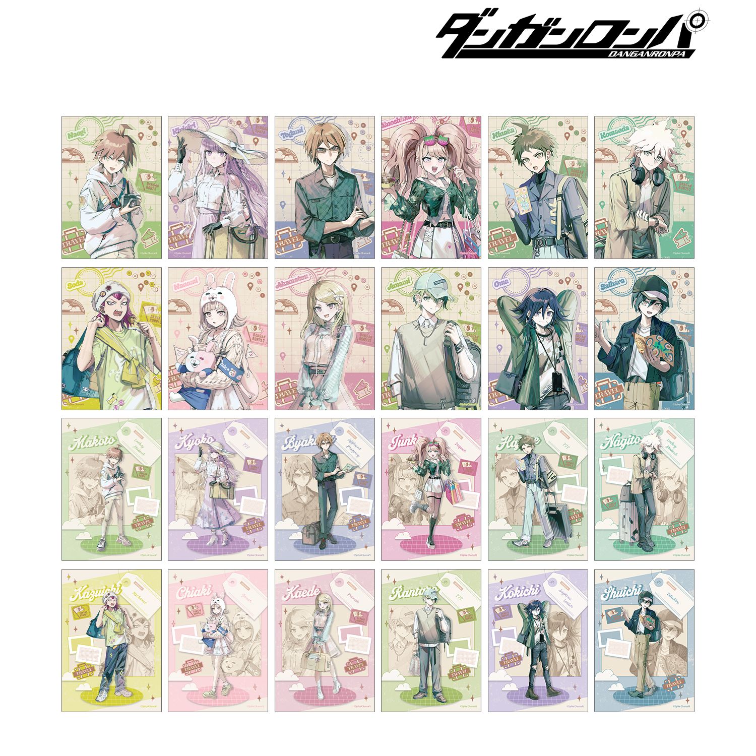ダンガンロンパシリーズ 緜さんイラスト 私服で旅行ver. トレーディングブロマイド(単位/単品) 画像 2 | AniSmile