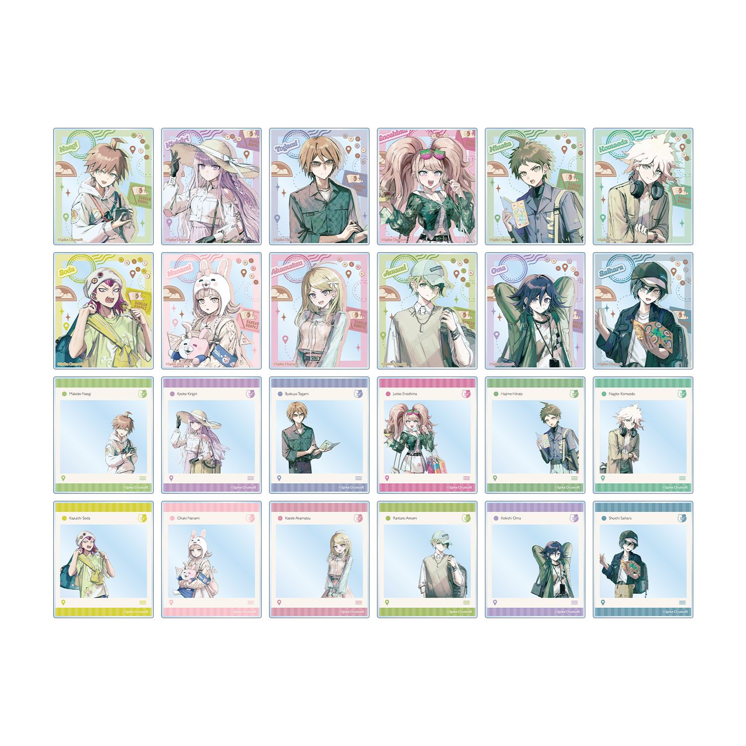 ダンガンロンパシリーズ 緜さんイラスト 私服で旅行ver. トレーディングアクリルカード(単位/単品) - 公式商品画像 | AniSmile