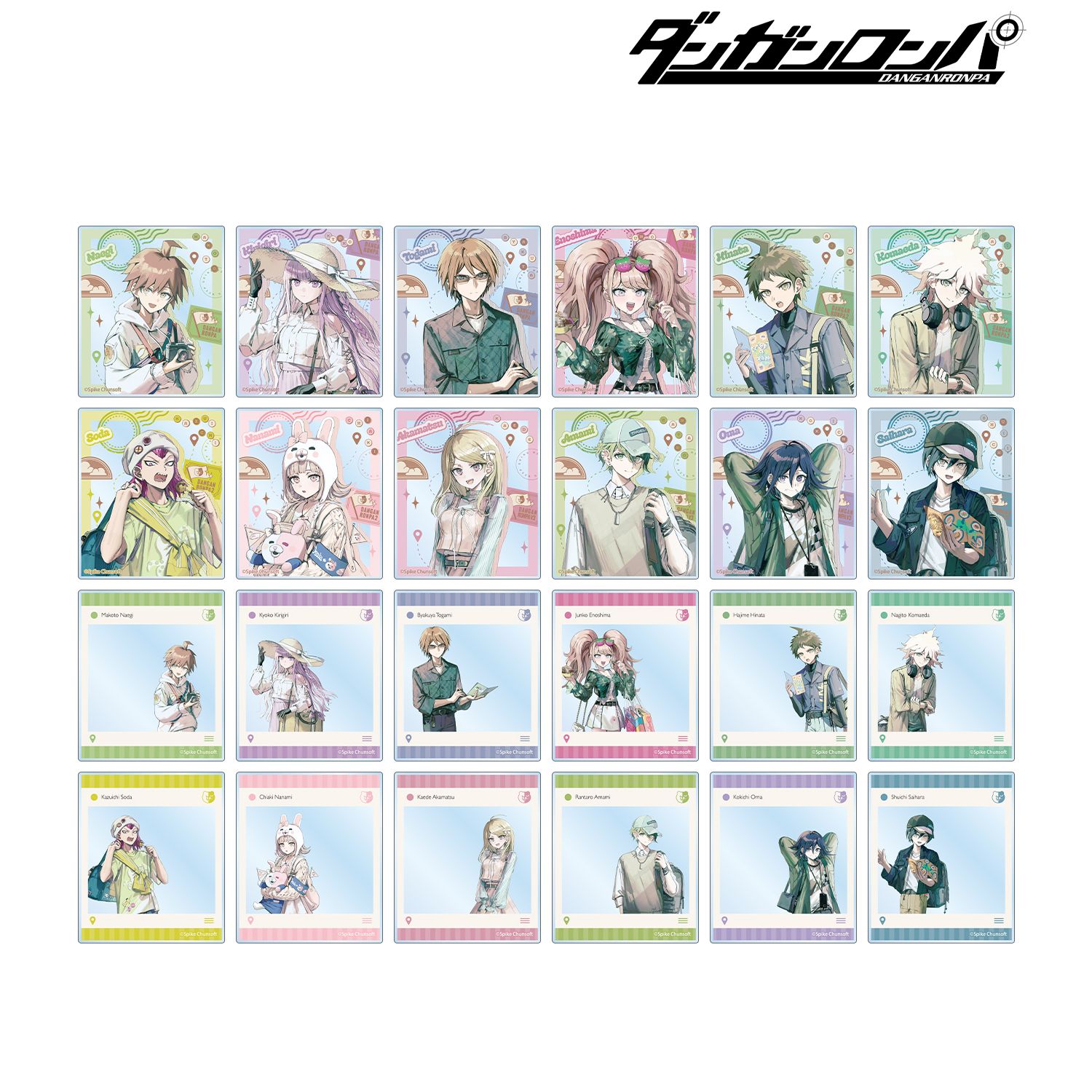ダンガンロンパシリーズ 緜さんイラスト 私服で旅行ver. トレーディングアクリルカード(単位/単品) 画像 3 | AniSmile