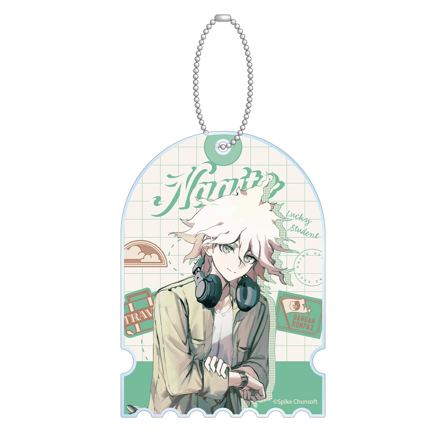 ダンガンロンパシリーズ 緜さんイラスト 狛枝凪斗 私服で旅行ver. BIGアクリルキーホルダー - 公式商品画像 | AniSmile