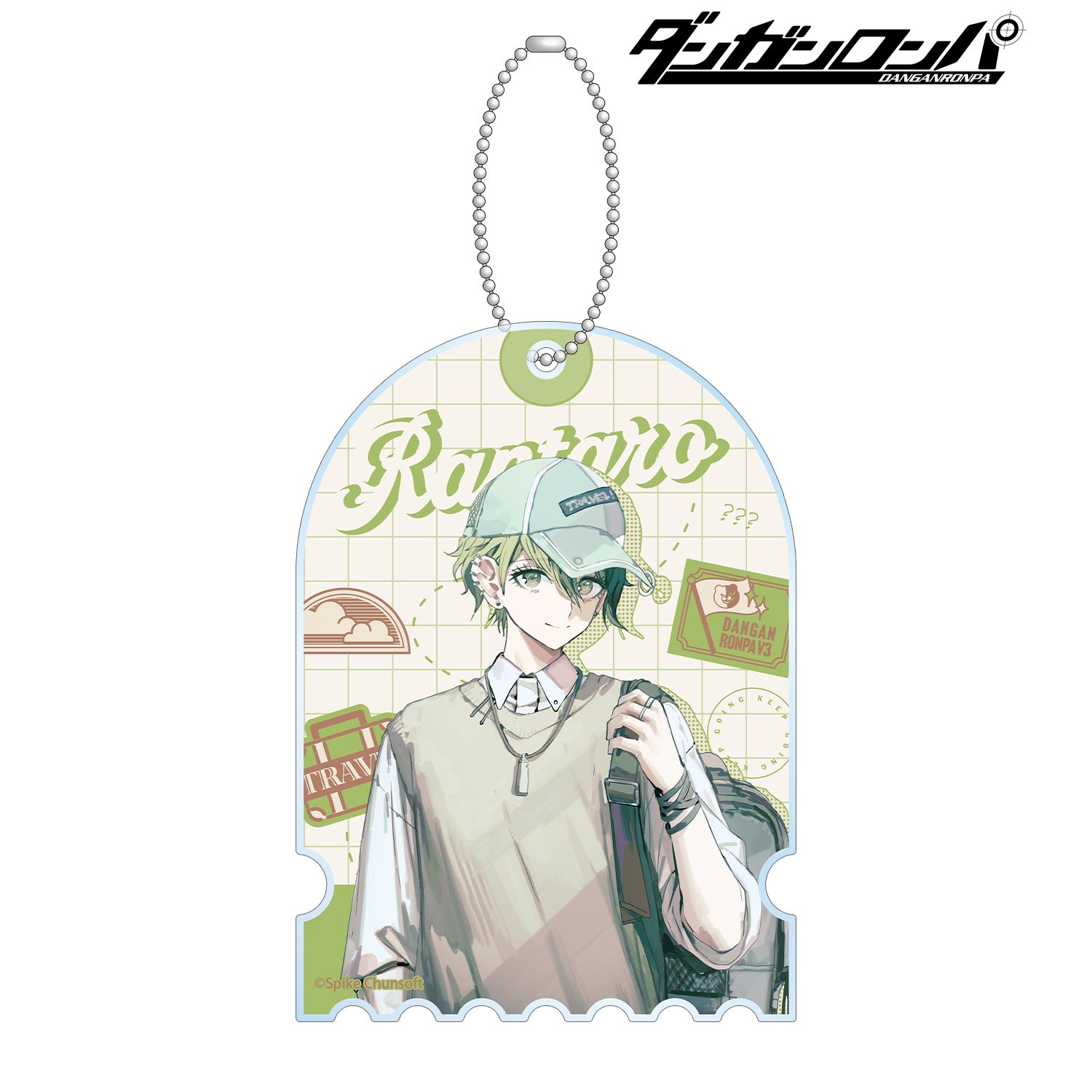 ダンガンロンパシリーズ 緜さんイラスト 天海蘭太郎 私服で旅行ver. BIGアクリルキーホルダー 画像 2 | AniSmile