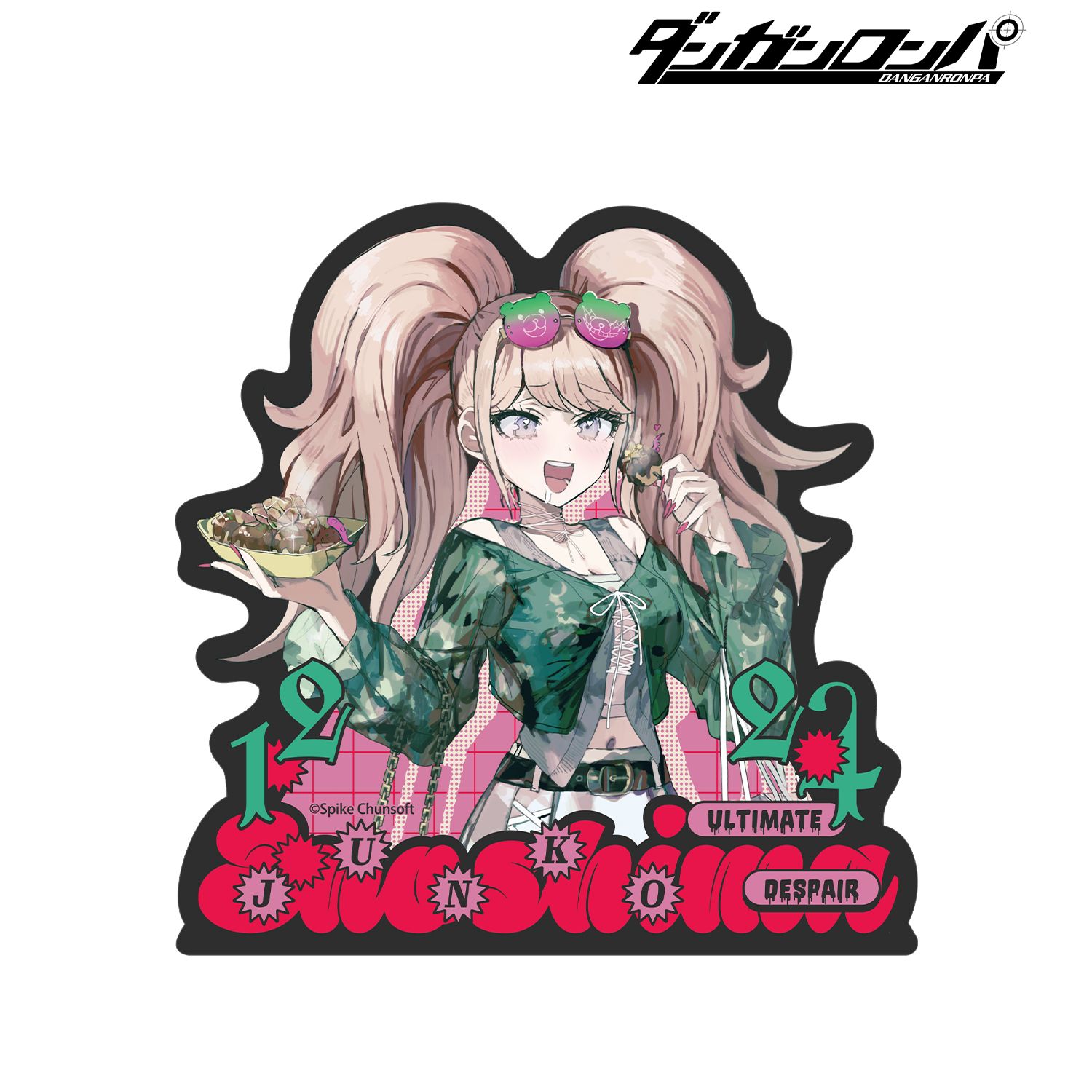 ダンガンロンパシリーズ 緜さんイラスト 江ノ島盾子 私服で旅行ver. ダイカットステッカー Image 2 | AniSmile