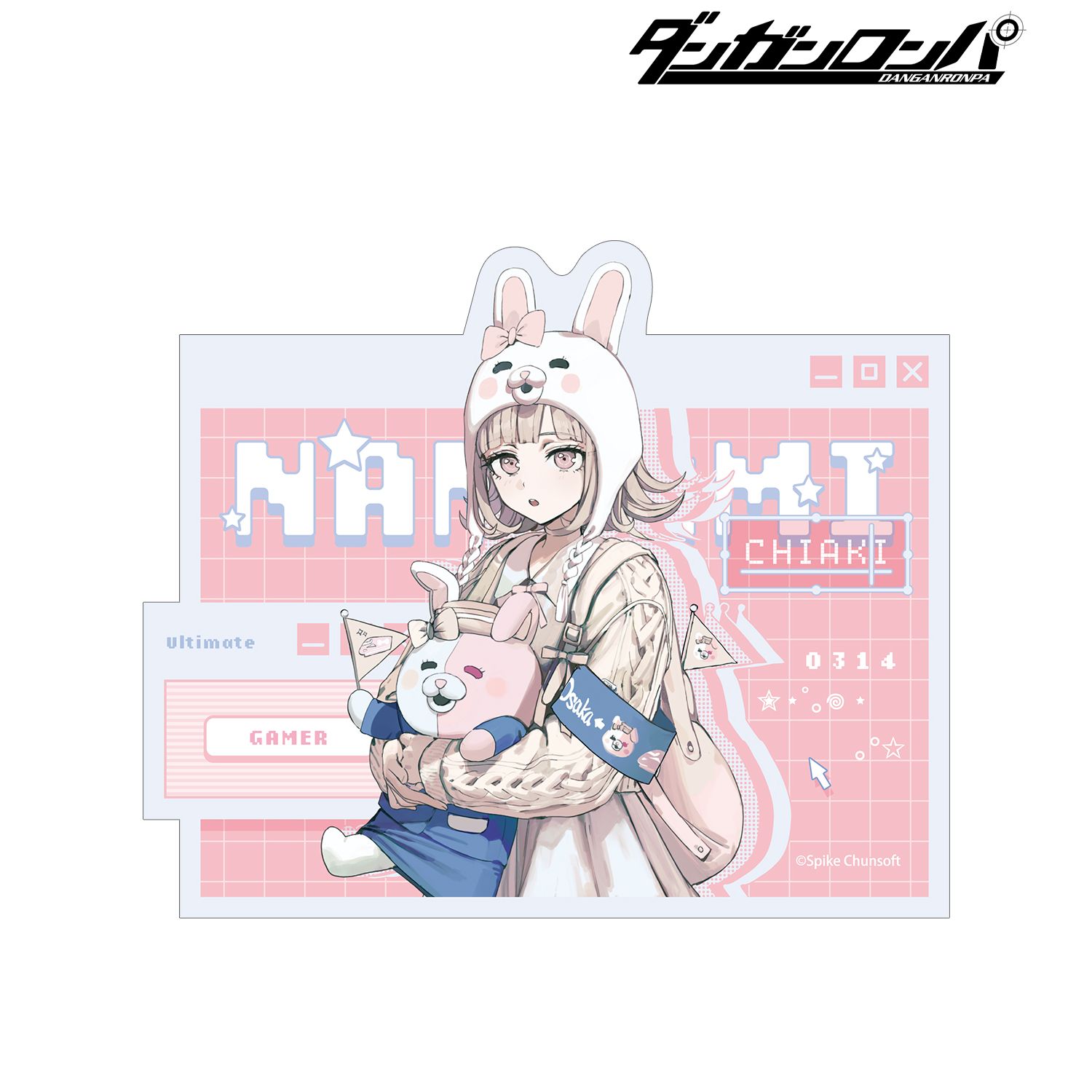 ダンガンロンパシリーズ 緜さんイラスト 七海千秋 私服で旅行ver. ダイカットステッカー Image 2 | AniSmile