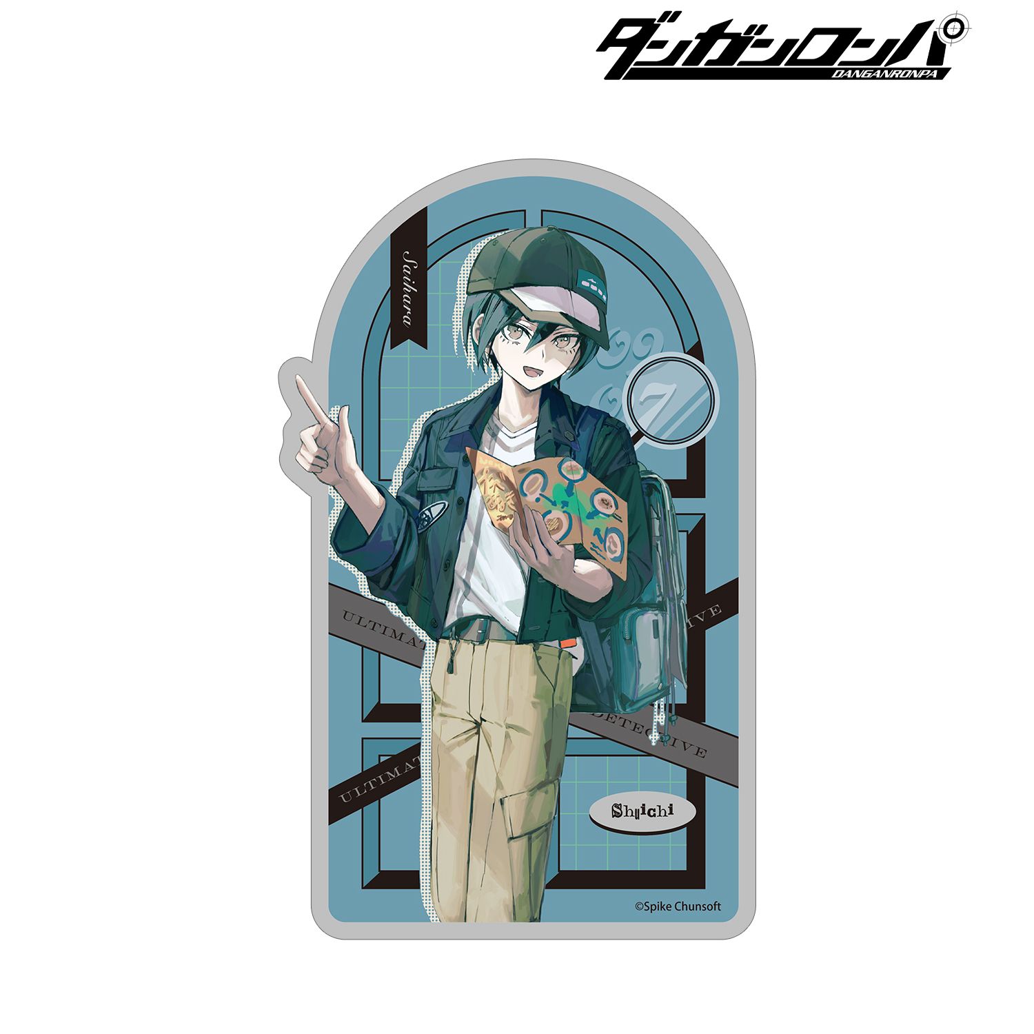 ダンガンロンパシリーズ 緜さんイラスト 最原終一 私服で旅行ver. ダイカットステッカー Image 2 | AniSmile