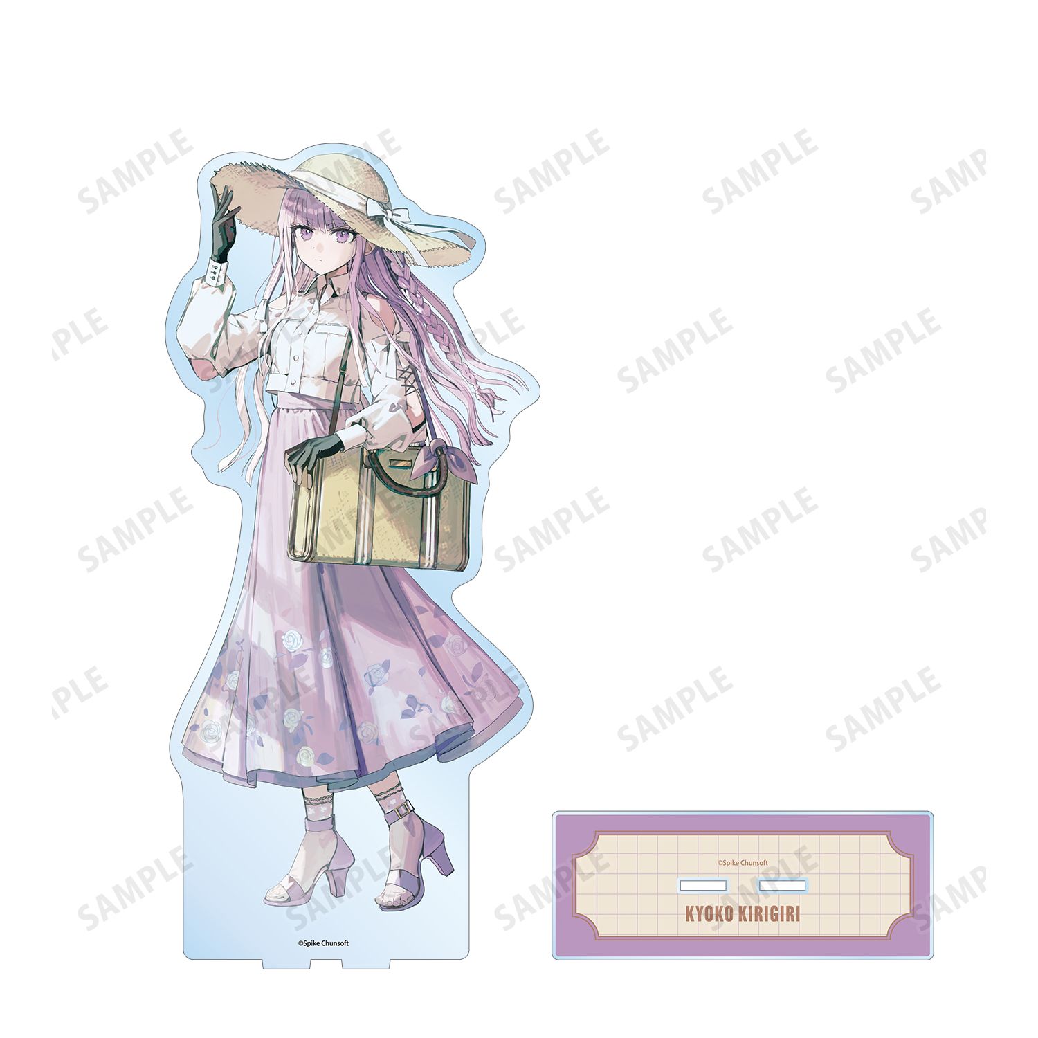 ダンガンロンパシリーズ 緜さんイラスト 霧切響子 私服で旅行ver. 特大アクリルスタンド 画像 2 | AniSmile