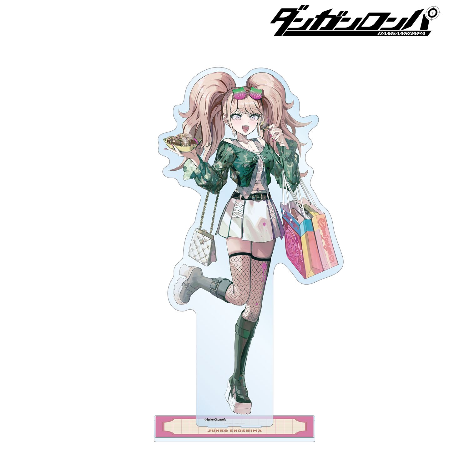 ダンガンロンパシリーズ 緜さんイラスト 江ノ島盾子 私服で旅行ver. 特大アクリルスタンド - AniSmile