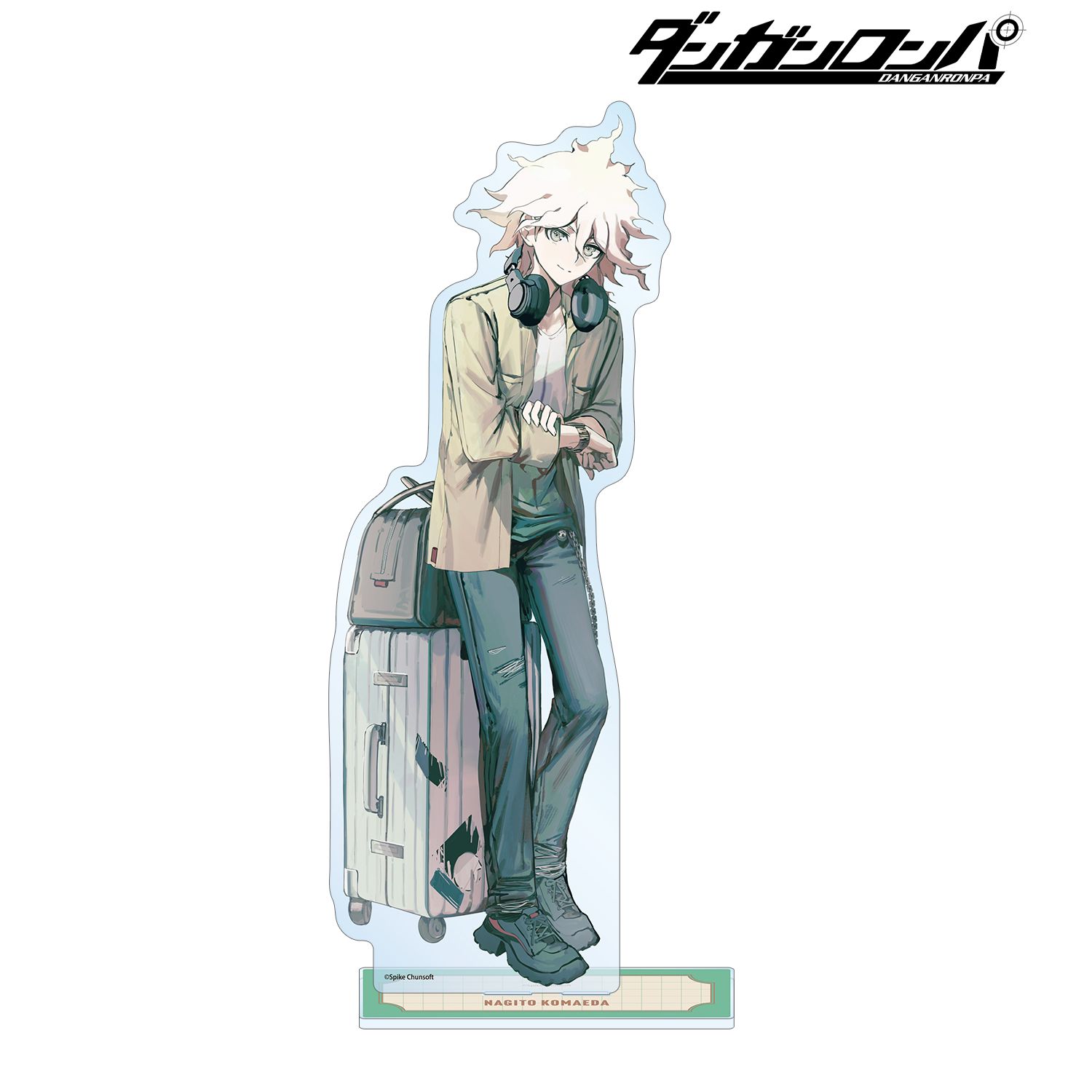 ダンガンロンパシリーズ 緜さんイラスト 狛枝凪斗 私服で旅行ver. 特大アクリルスタンド Image 2 | AniSmile