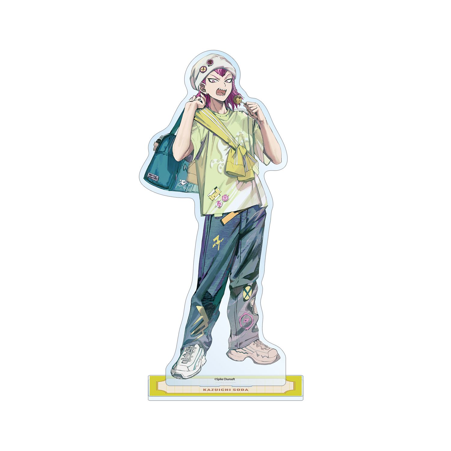 ダンガンロンパシリーズ 緜さんイラスト 左右田和一 私服で旅行ver. 特大アクリルスタンド - 公式商品画像 | AniSmile