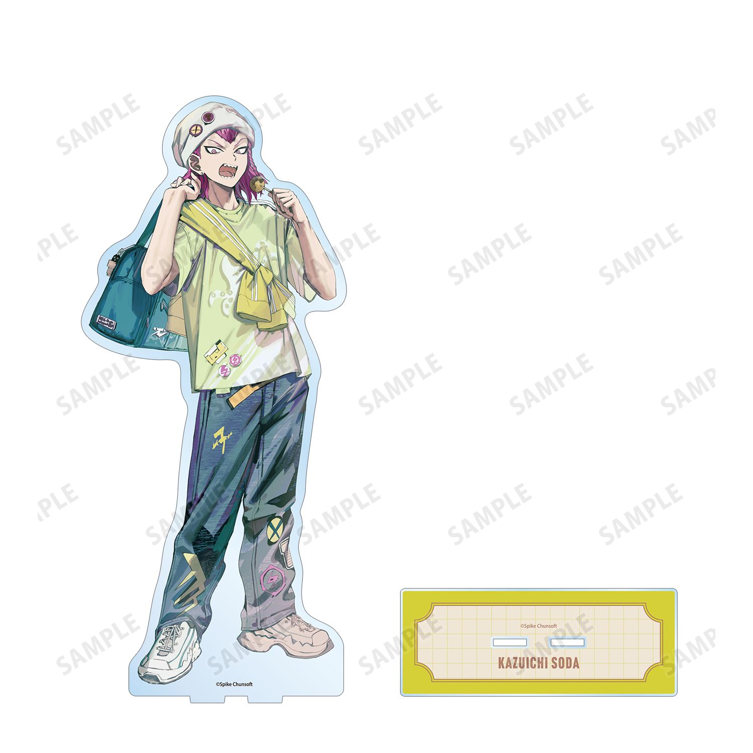 ダンガンロンパシリーズ 緜さんイラスト 左右田和一 私服で旅行ver. 特大アクリルスタンド 画像 3 | AniSmile