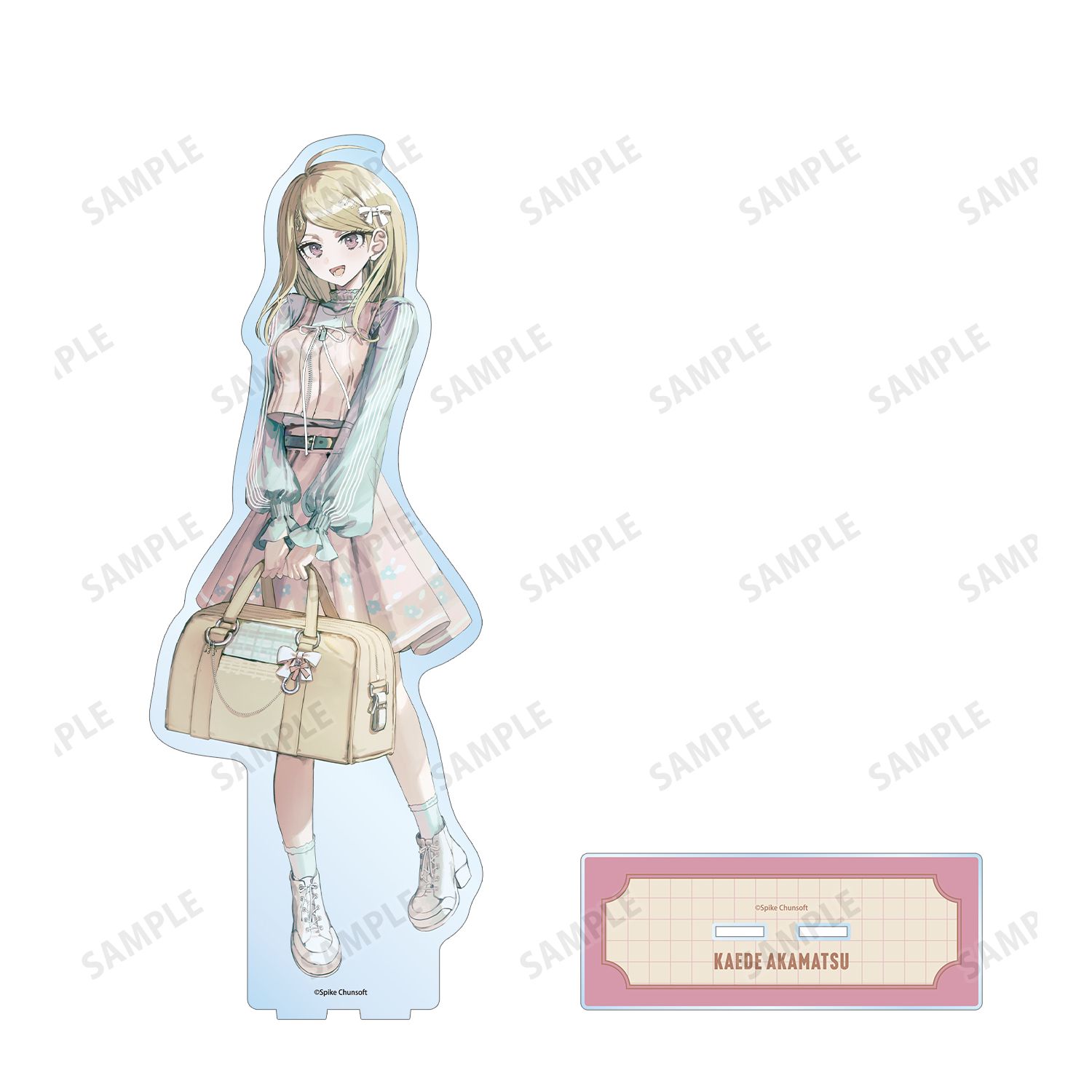 ダンガンロンパシリーズ 緜さんイラスト 赤松楓 私服で旅行ver. 特大アクリルスタンド Image 3 | AniSmile