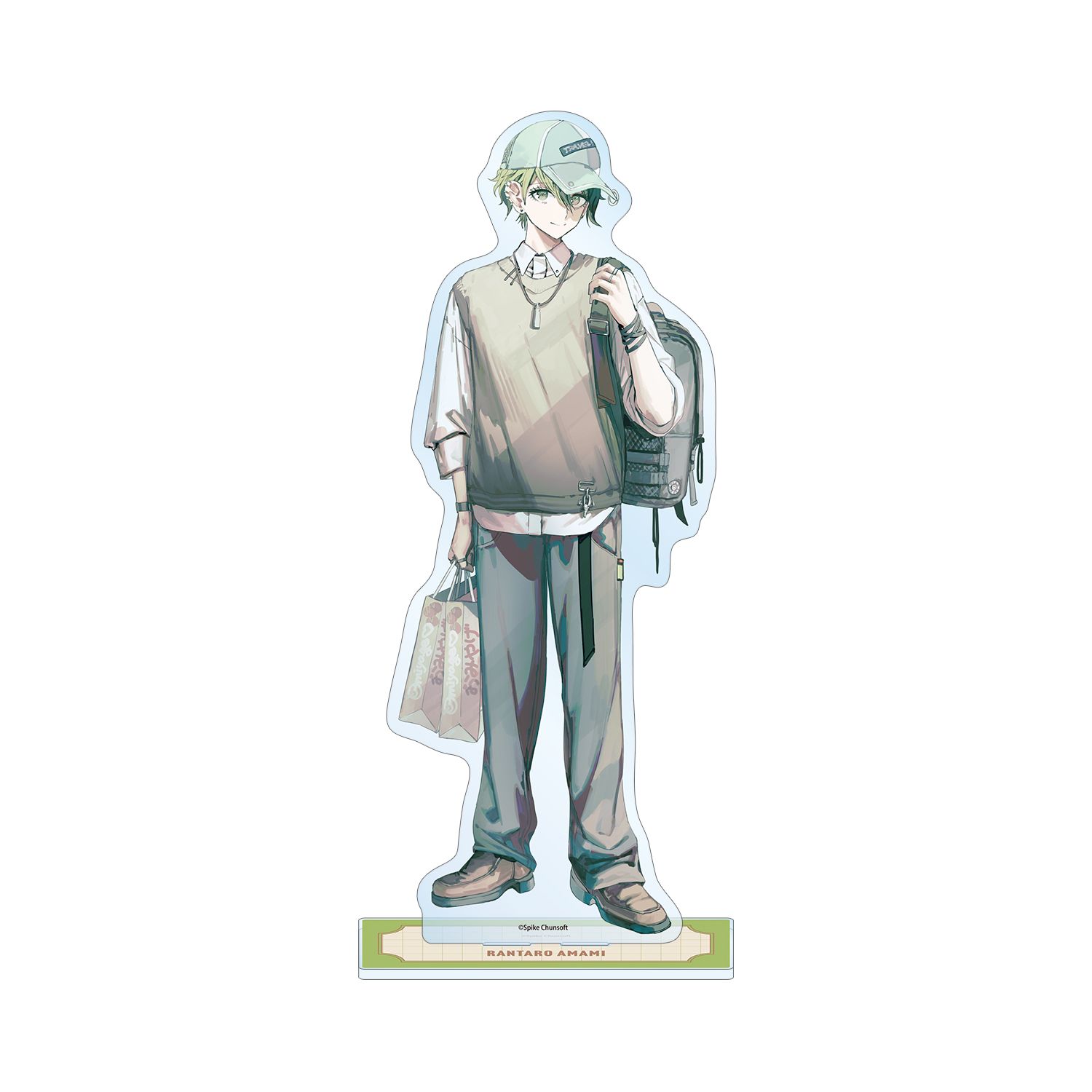 ダンガンロンパシリーズ 緜さんイラスト 天海蘭太郎 私服で旅行ver. 特大アクリルスタンド - AniSmile