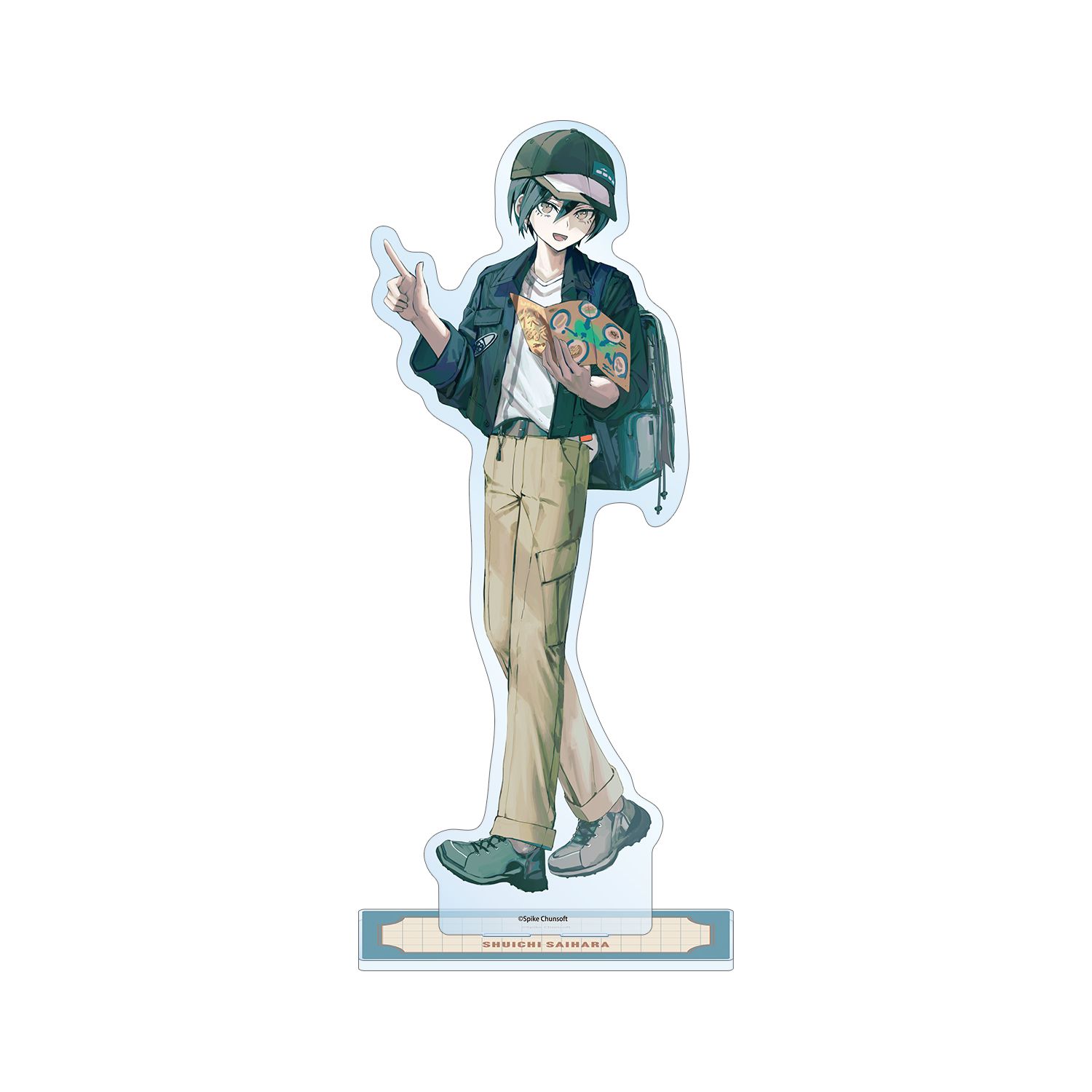 ダンガンロンパシリーズ 緜さんイラスト 最原終一 私服で旅行ver. 特大アクリルスタンド - AniSmile