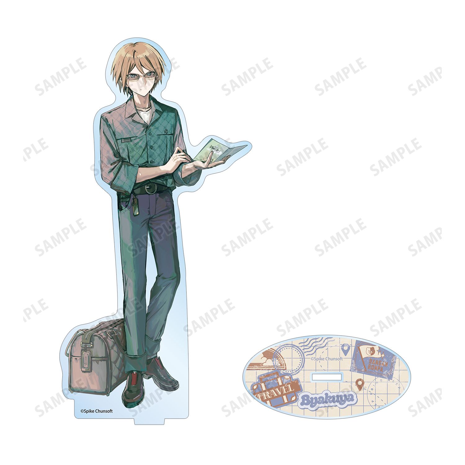 ダンガンロンパシリーズ 緜さんイラスト 十神白夜 私服で旅行ver. BIGアクリルスタンド 画像 3 | AniSmile