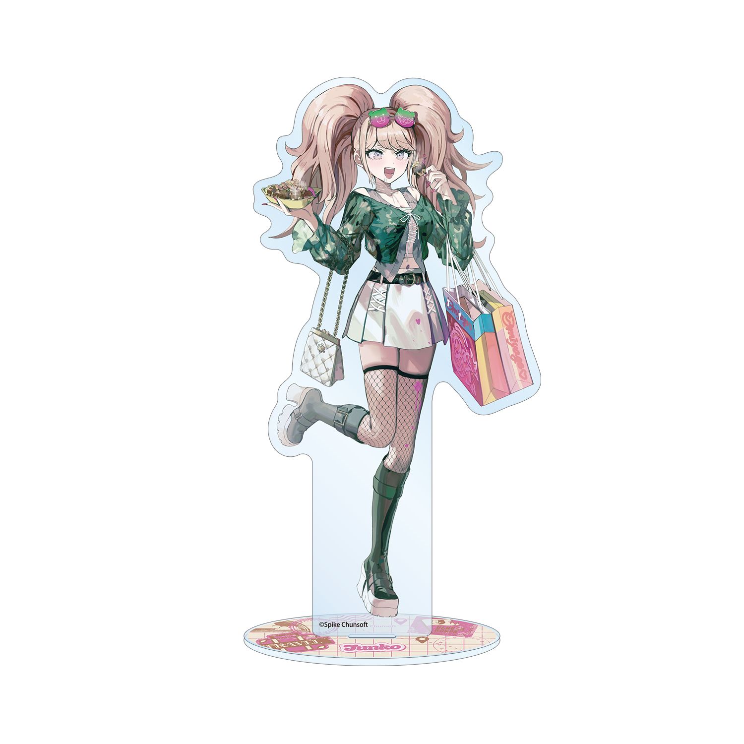 ダンガンロンパシリーズ 緜さんイラスト 江ノ島盾子 私服で旅行ver. BIGアクリルスタンド - AniSmile