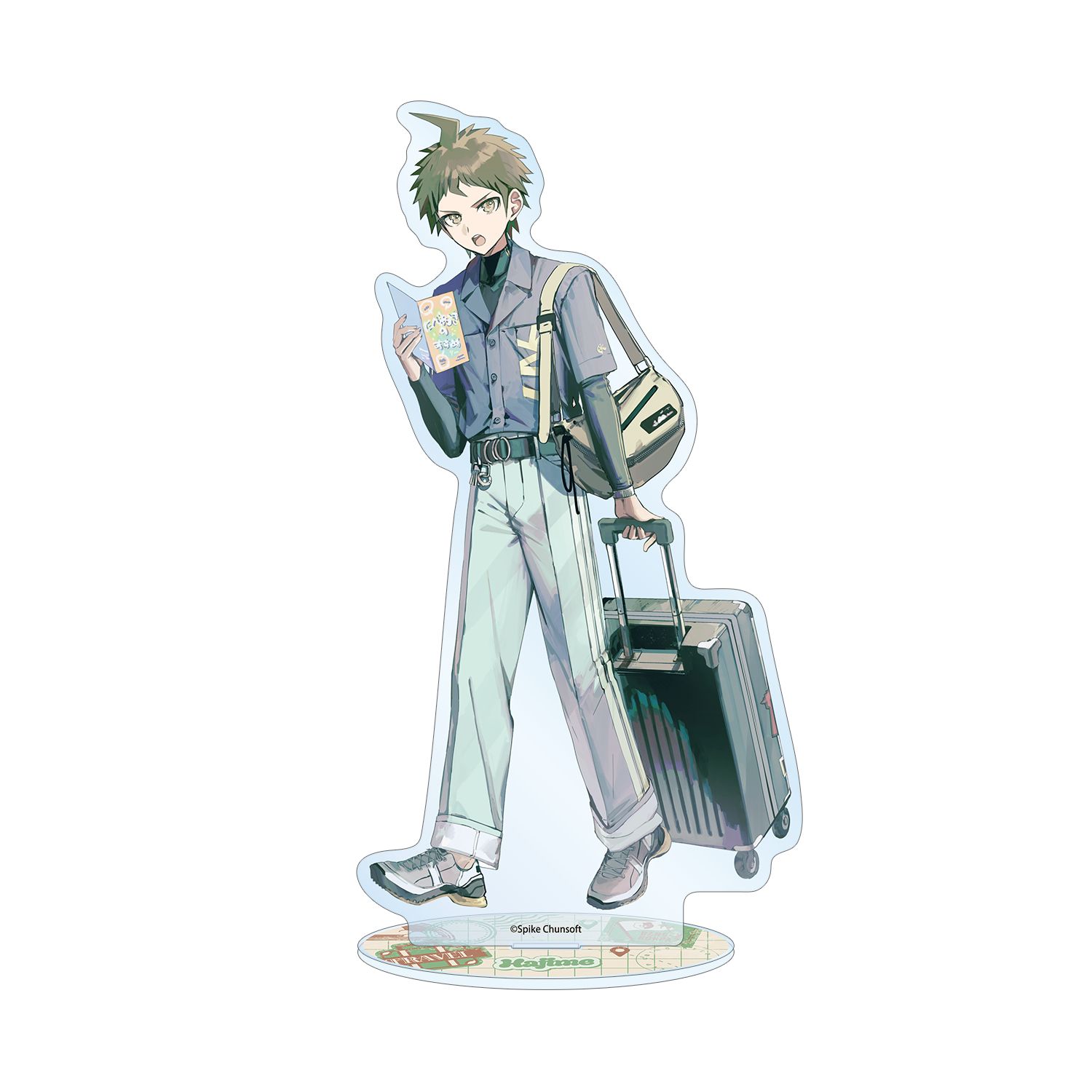 ダンガンロンパシリーズ 緜さんイラスト 日向創 私服で旅行ver. BIGアクリルスタンド - AniSmile