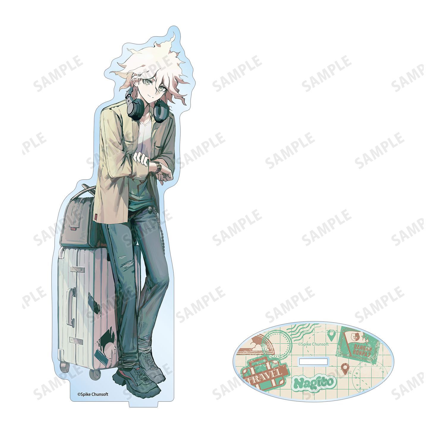 ダンガンロンパシリーズ 緜さんイラスト 狛枝凪斗 私服で旅行ver. BIGアクリルスタンド 图片 3 | AniSmile