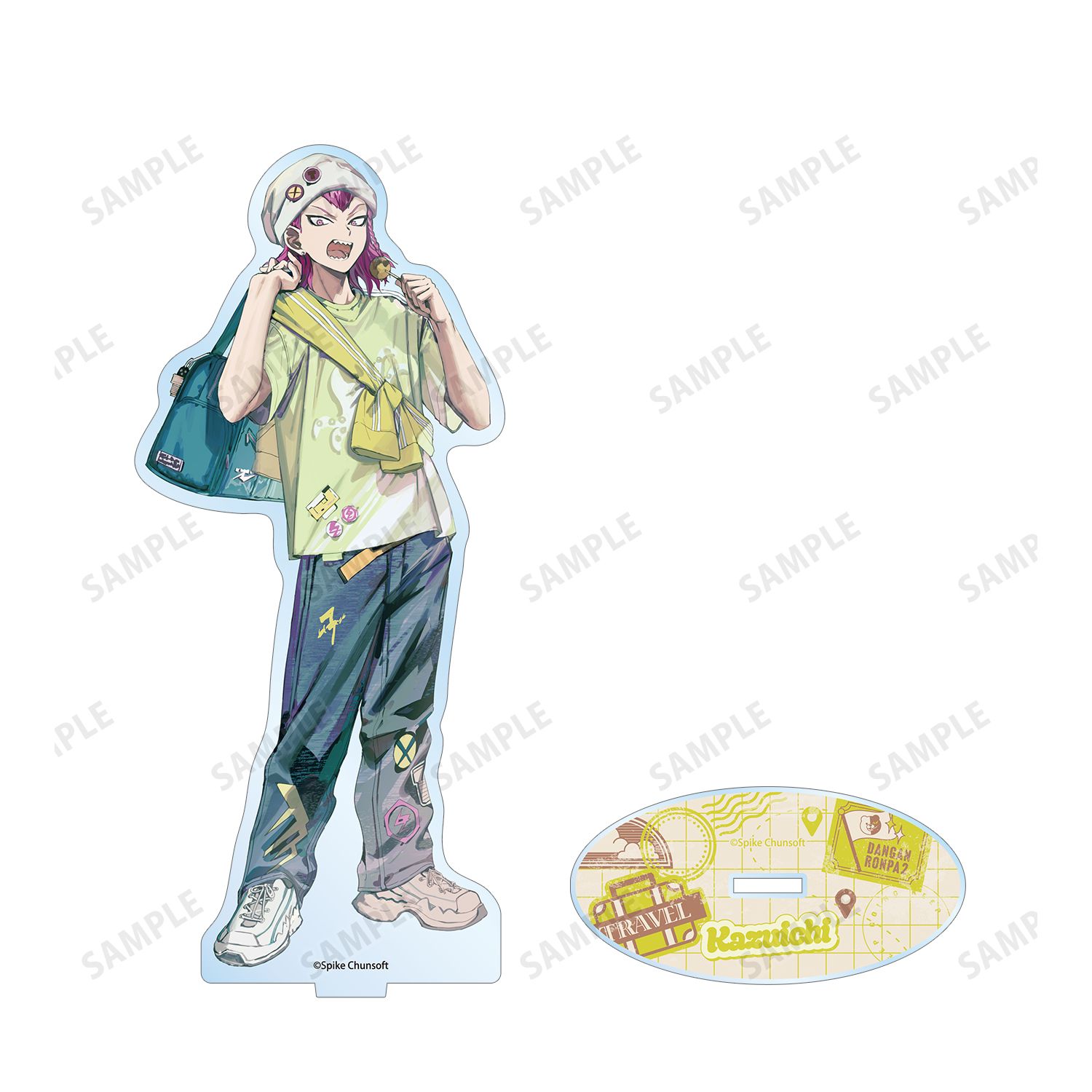 ダンガンロンパシリーズ 緜さんイラスト 左右田和一 私服で旅行ver. BIGアクリルスタンド 画像 3 | AniSmile