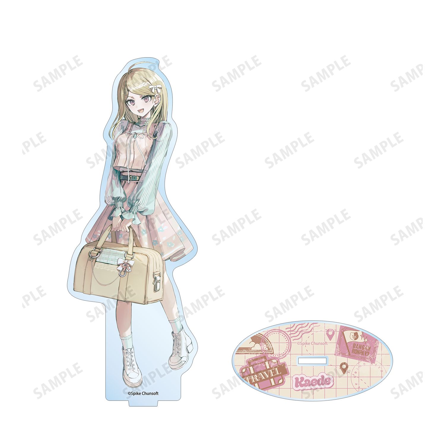 ダンガンロンパシリーズ 緜さんイラスト 赤松楓 私服で旅行ver. BIGアクリルスタンド 画像 3 | AniSmile