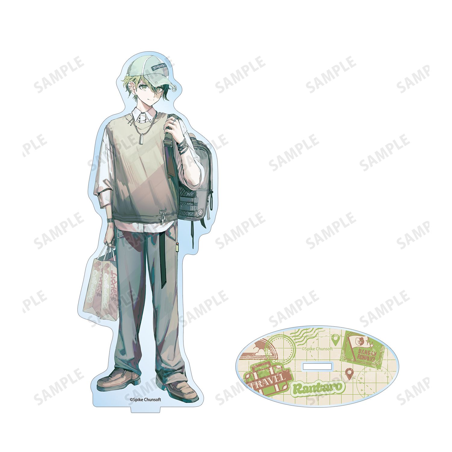 ダンガンロンパシリーズ 緜さんイラスト 天海蘭太郎 私服で旅行ver. BIGアクリルスタンド 画像 3 | AniSmile