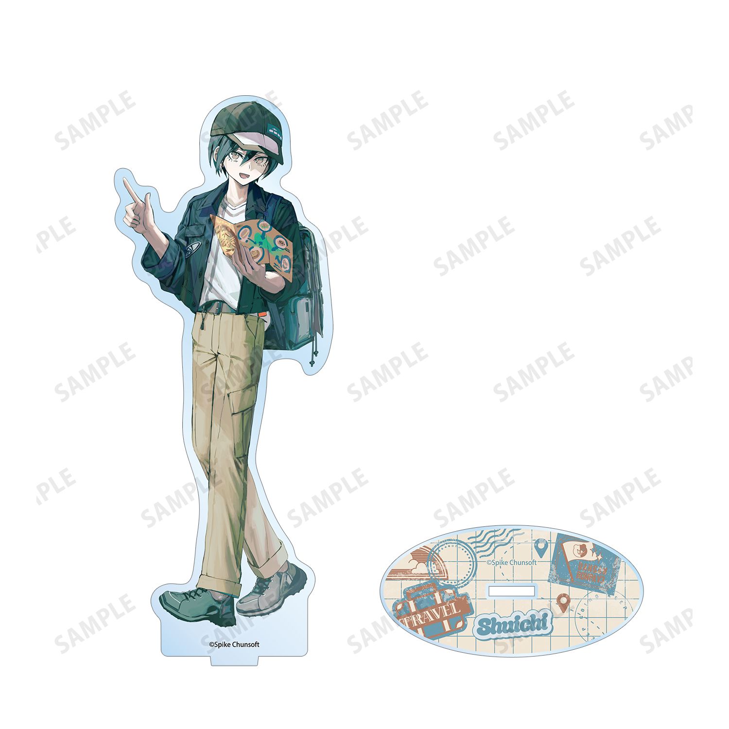 ダンガンロンパシリーズ 緜さんイラスト 最原終一 私服で旅行ver. BIGアクリルスタンド Image 3 | AniSmile