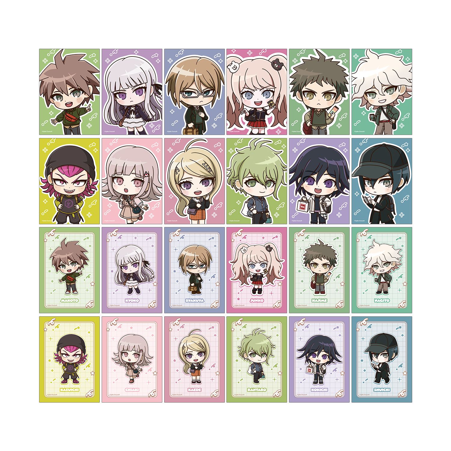 ダンガンロンパシリーズ トレーディング ちびキャラ 私服で旅行ver. ブロマイド(単位/単品) - 公式商品画像 | AniSmile