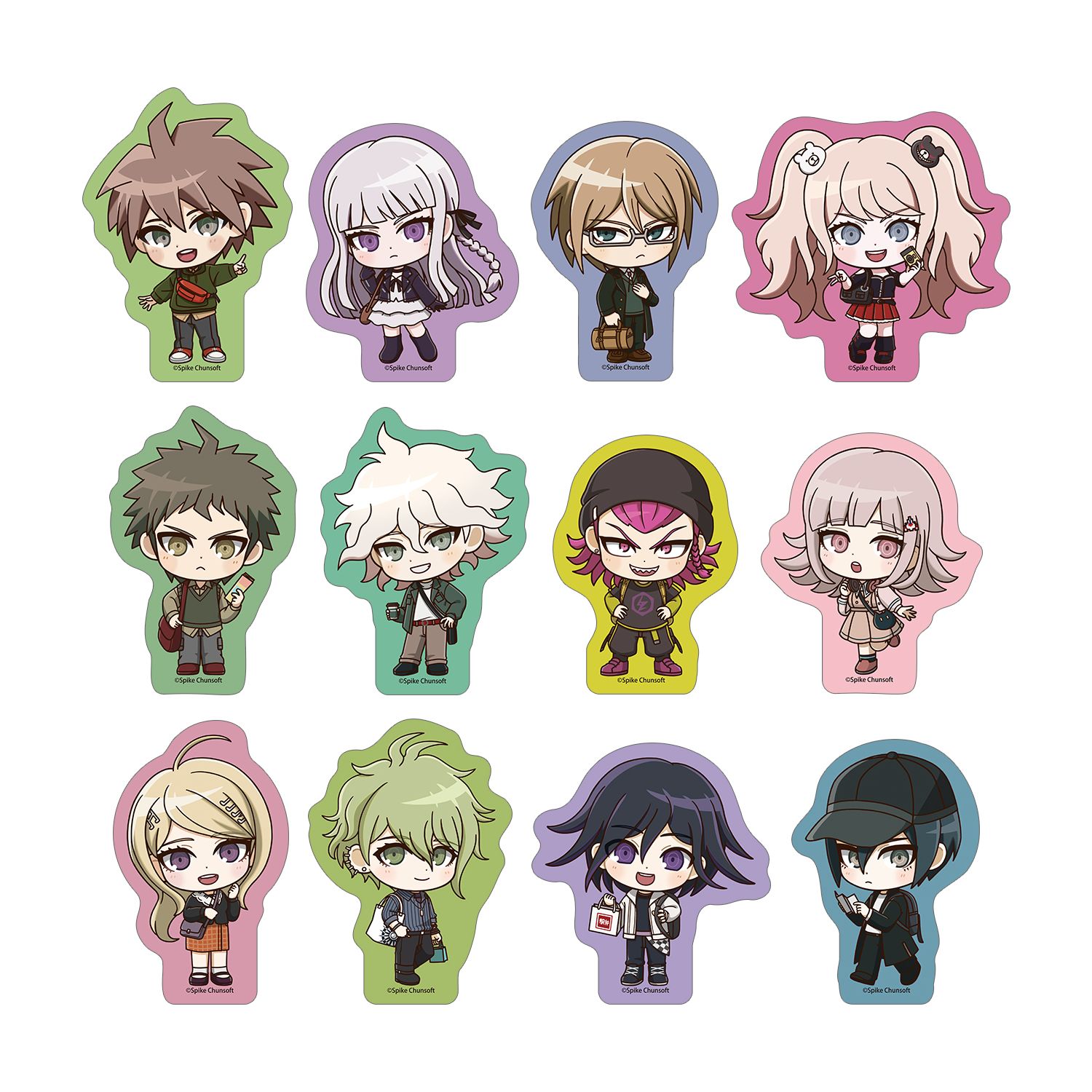 ダンガンロンパシリーズ トレーディング ちびキャラ 私服で旅行ver. ダイカットステッカー(単位/単品) - 公式商品画像 | AniSmile