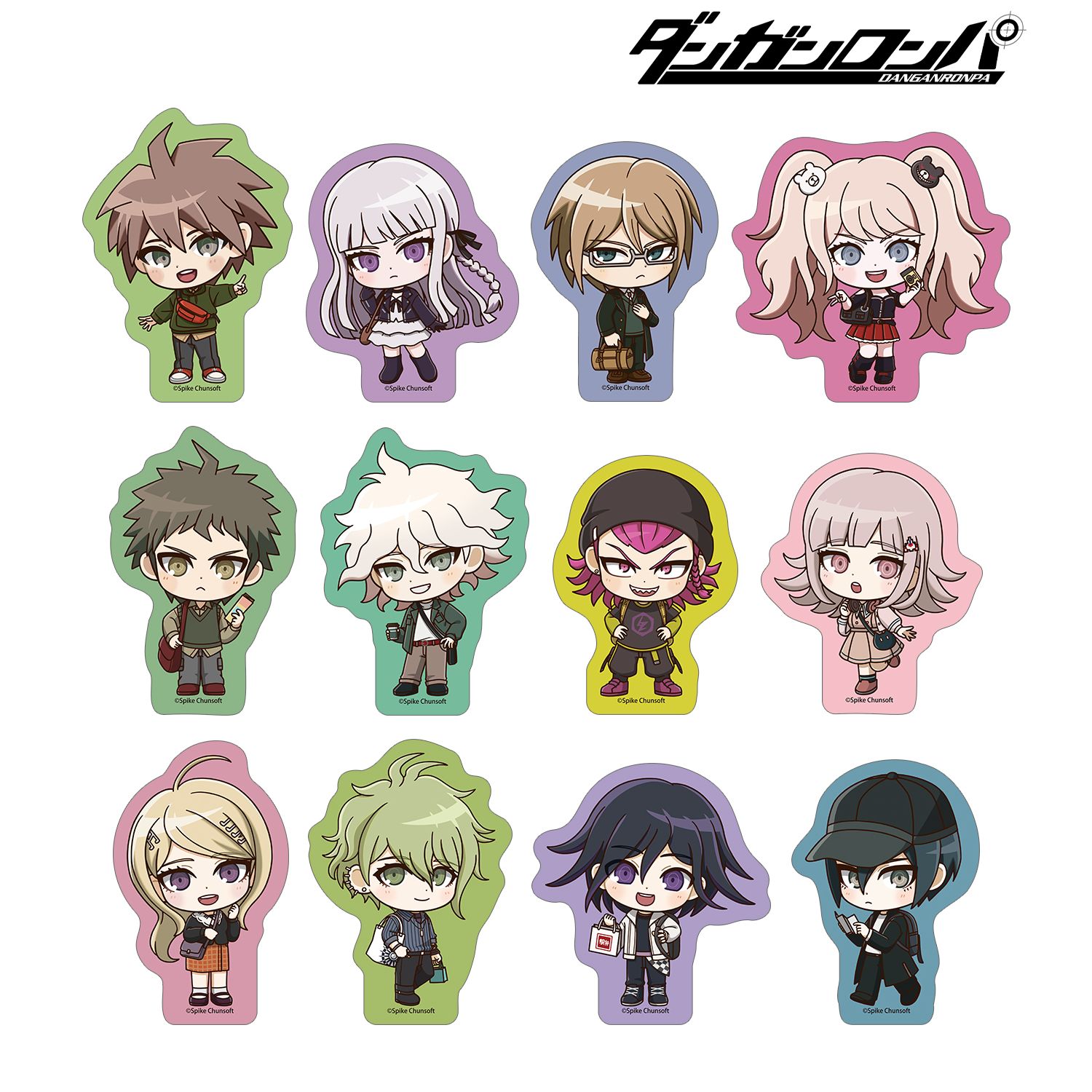ダンガンロンパシリーズ トレーディング ちびキャラ 私服で旅行ver. ダイカットステッカー(単位/単品) 画像 3 | AniSmile