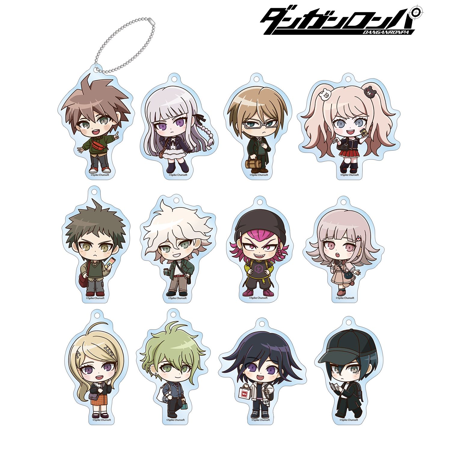 ダンガンロンパシリーズ トレーディング ちびキャラ 私服で旅行ver. アクリルキーホルダー(単位/単品) Image 2 | AniSmile