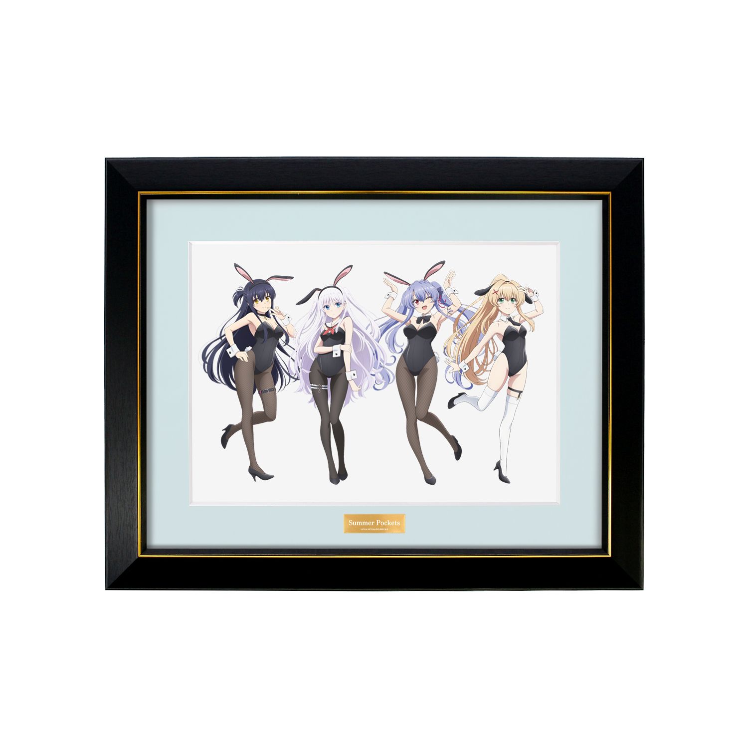 TVアニメ『Summer Pockets』 描き下ろし 集合 バニーガールver. A4キャラファイングラフ - 公式商品画像 | AniSmile