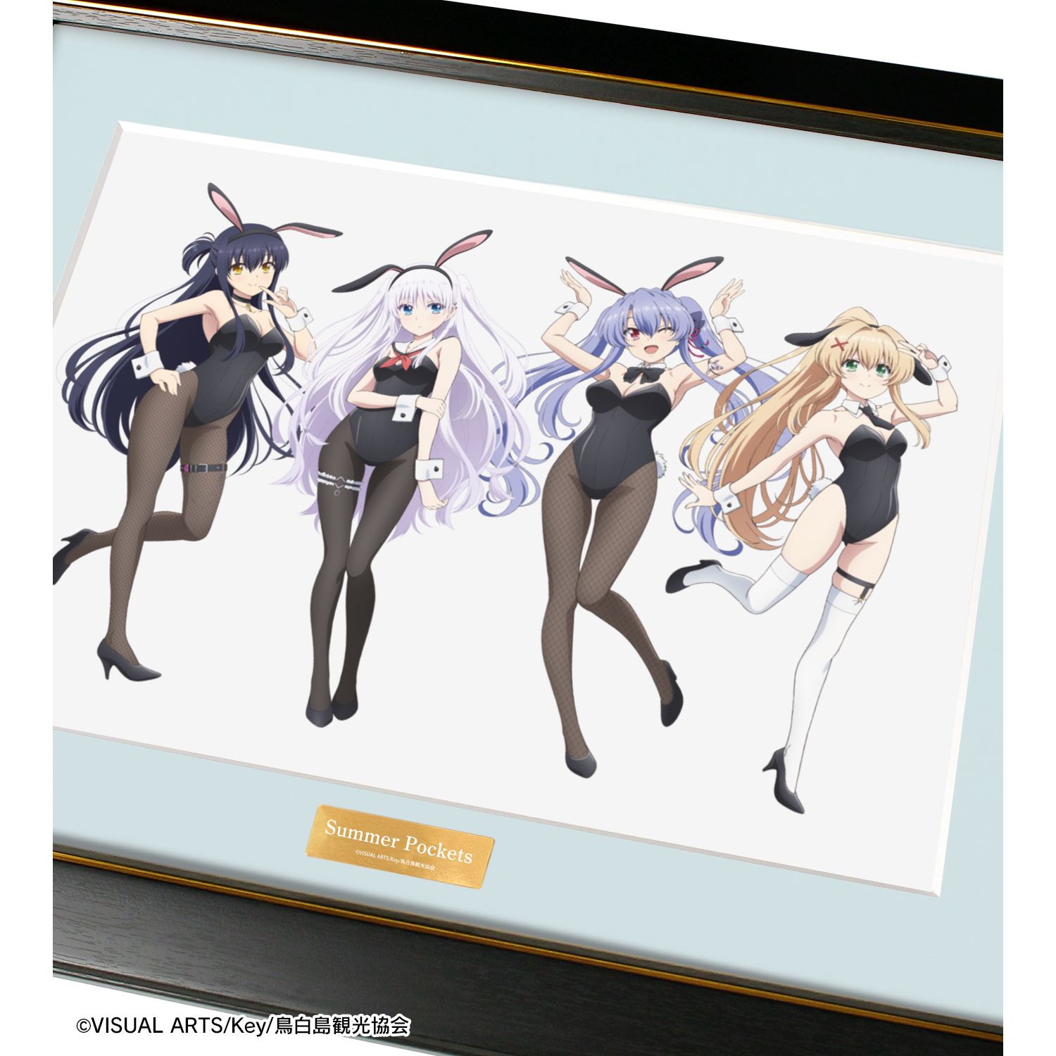 TVアニメ『Summer Pockets』 描き下ろし 集合 バニーガールver. A4キャラファイングラフ 画像 3 | AniSmile
