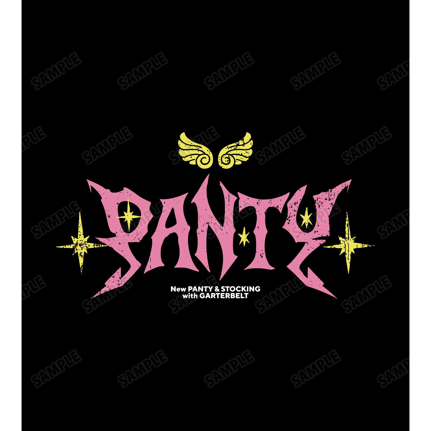 『New PANTY & STOCKING with GARTERBELT』 描き下ろし パンティ モデルver. 着用BIGシルエットTシャツ Bユニセックス(サイズ/XL) 画像 2 | AniSmile