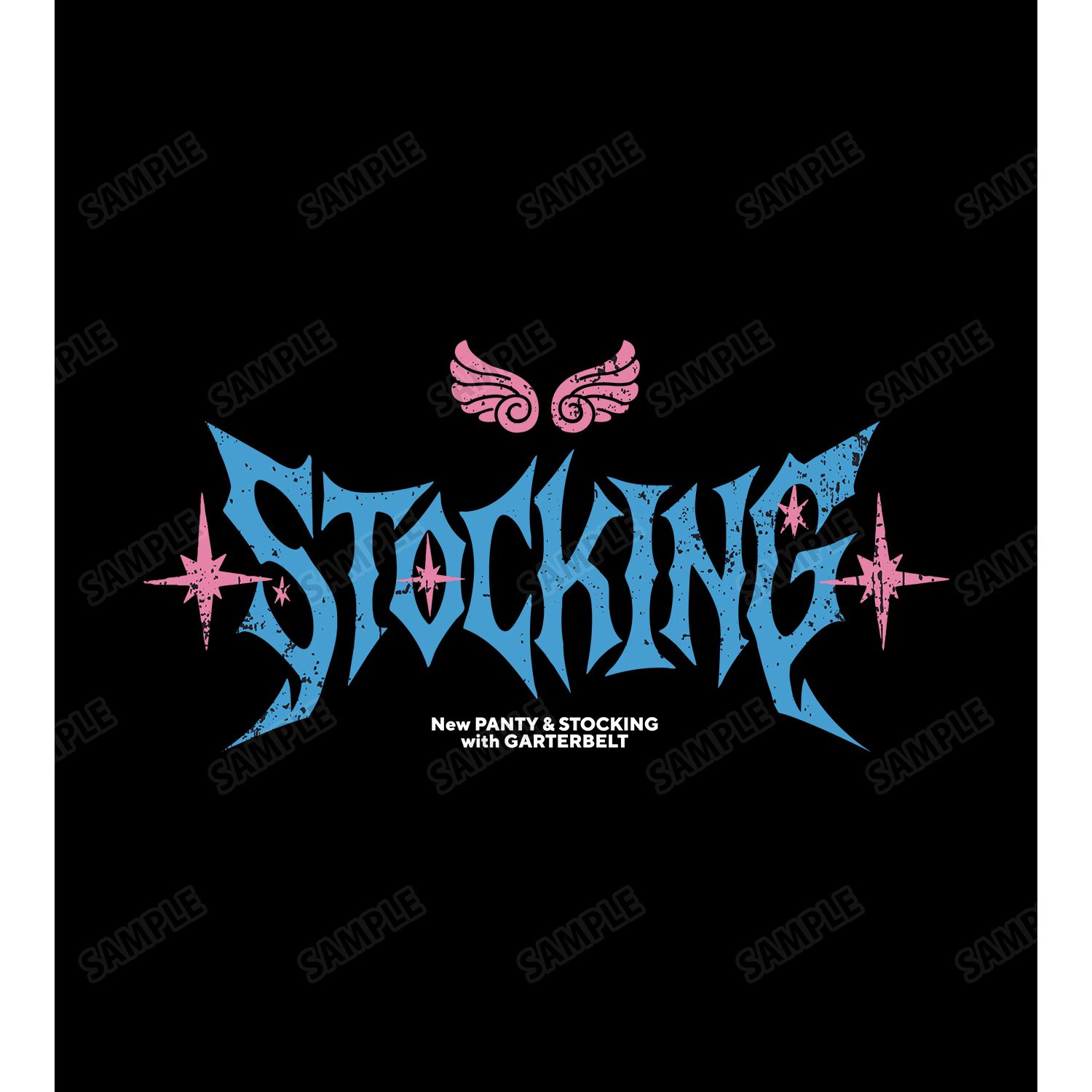 『New PANTY & STOCKING with GARTERBELT』 描き下ろし ストッキング モデルver. 着用BIGシルエットTシャツ Bユニセックス(サイズ/L) 画像 3 | AniSmile