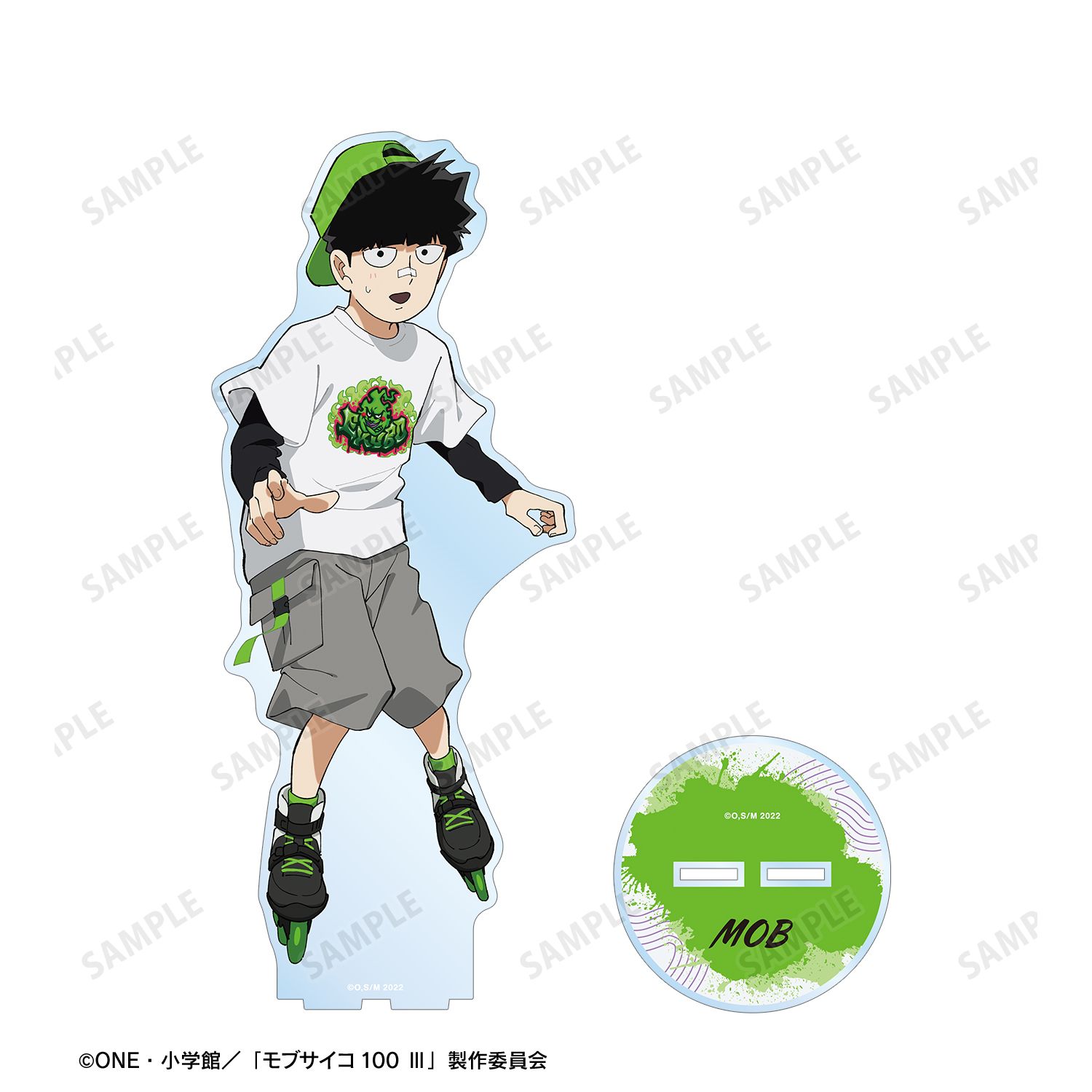 モブサイコ100 Ⅲ 描き下ろし 影山茂夫 ストリートスポーツver. 特大アクリルスタンド Image 3 | AniSmile