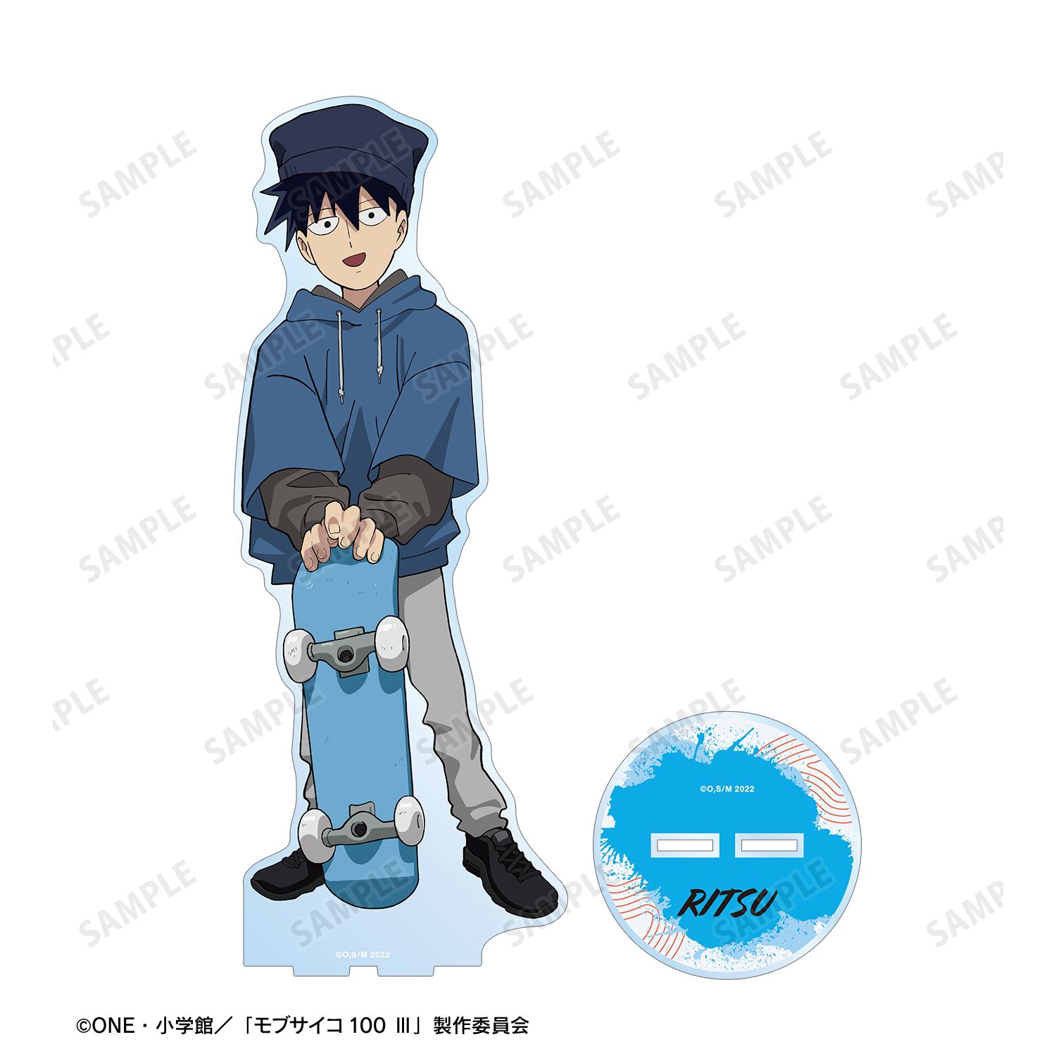モブサイコ100 Ⅲ 描き下ろし 影山律 ストリートスポーツver. 特大アクリルスタンド Image 3 | AniSmile