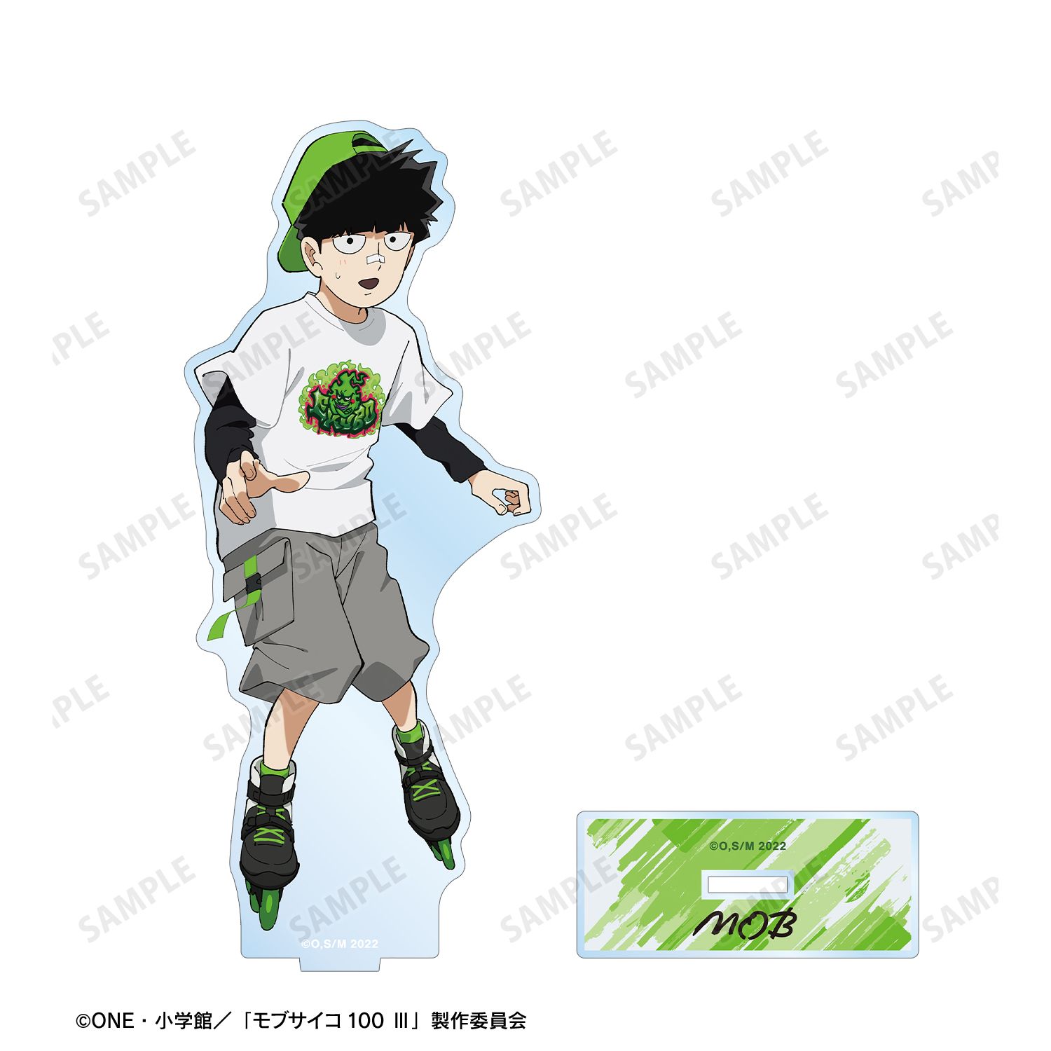 モブサイコ100 Ⅲ 描き下ろし 影山茂夫 ストリートスポーツver. BIGアクリルスタンド Image 3 | AniSmile