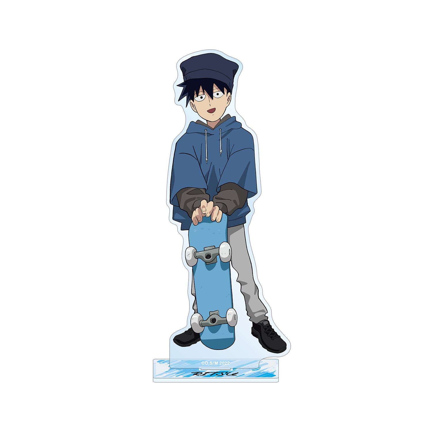 モブサイコ100 Ⅲ 描き下ろし 影山律 ストリートスポーツver. BIGアクリルスタンド - official product image | AniSmile