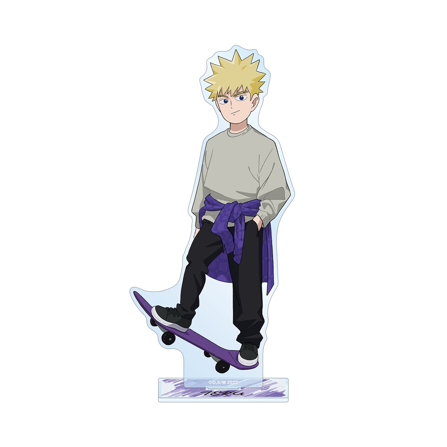 モブサイコ100 Ⅲ 描き下ろし 花沢輝気 ストリートスポーツver. BIGアクリルスタンド - official product image | AniSmile