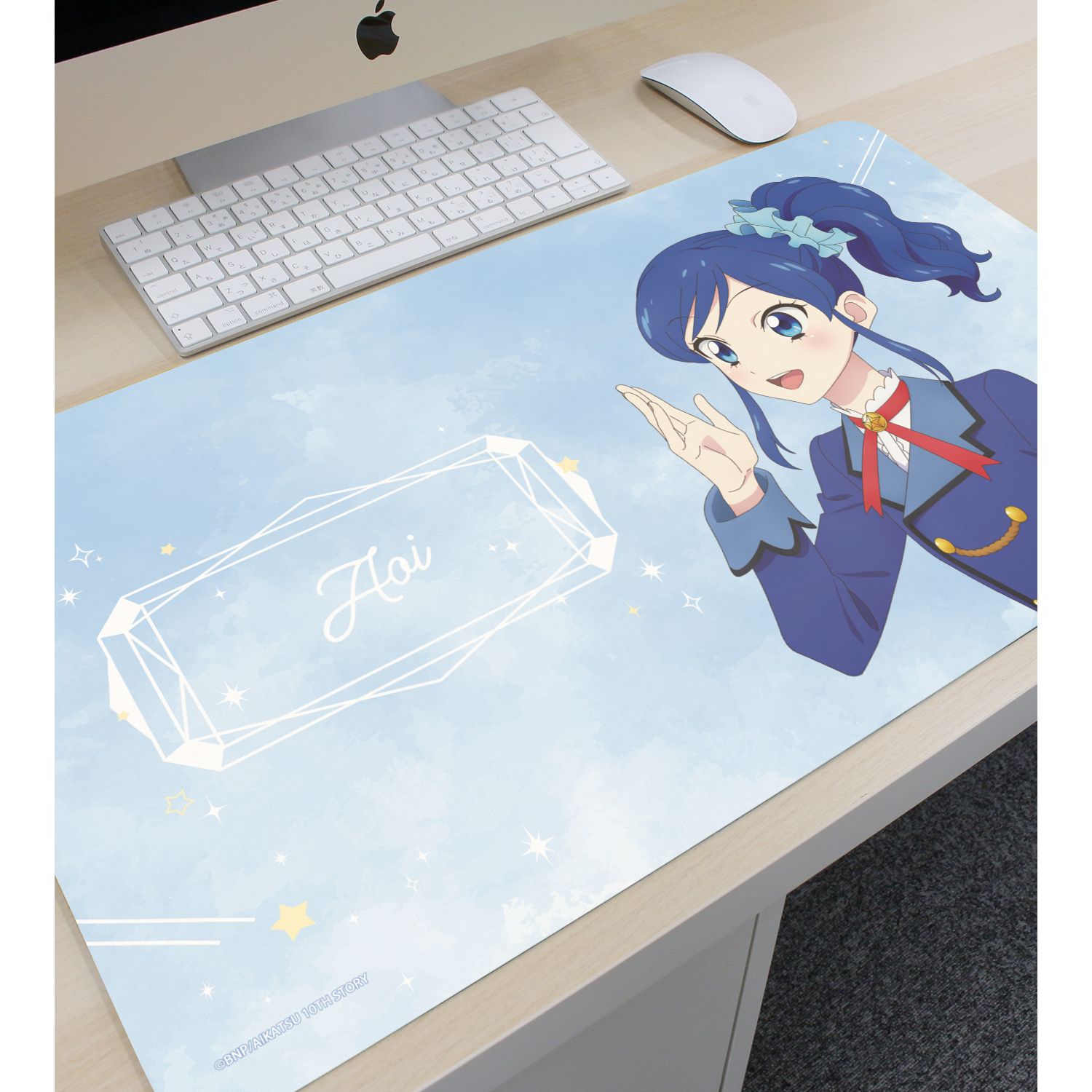 アイカツ! 10th STORY ~未来へのSTARWAY~ 描き下ろし 霧矢あおい 歩みver. マルチデスクマット 画像 3 | AniSmile