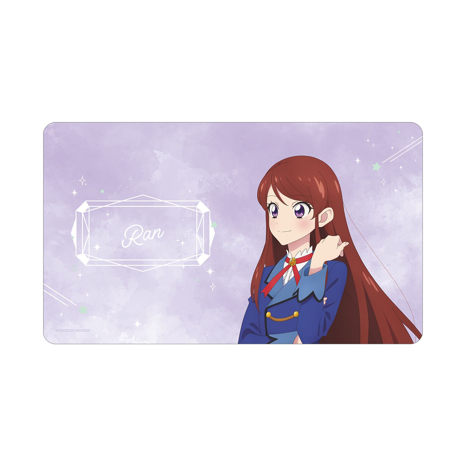 アイカツ! 10th STORY ~未来へのSTARWAY~ 描き下ろし 紫吹 蘭 歩みver. マルチデスクマット - 公式商品画像 | AniSmile