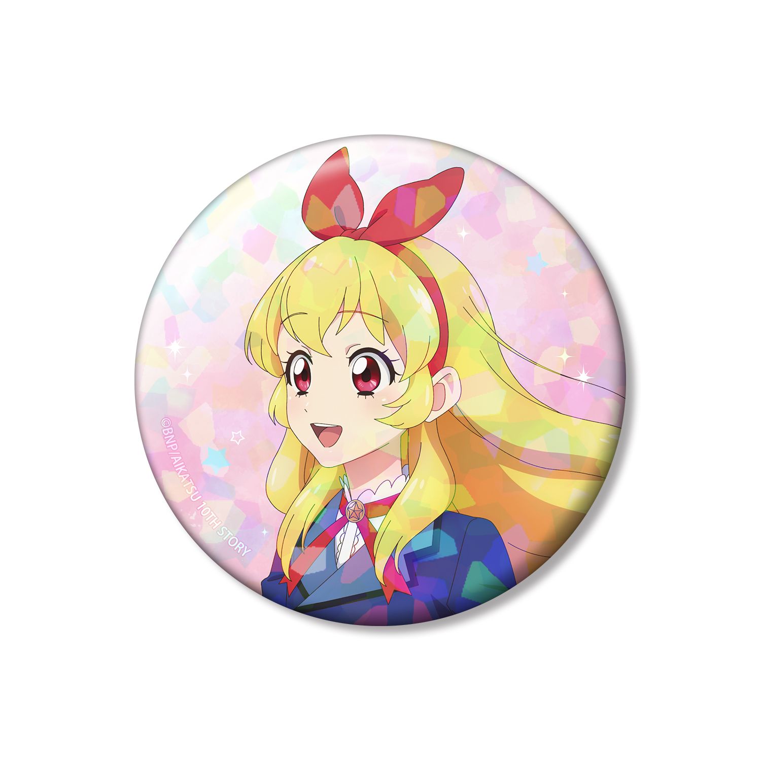 アイカツ! 10th STORY ~未来へのSTARWAY~ 描き下ろし 星宮いちご 歩みver. 75mmホログラム缶バッジ - AniSmile