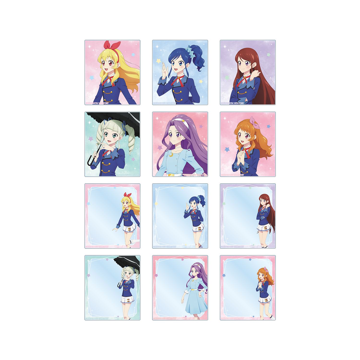 アイカツ! 10th STORY ~未来へのSTARWAY~ 描き下ろし 歩みver. トレーディングアクリルフォト(単位/単品) - 公式商品画像 | AniSmile