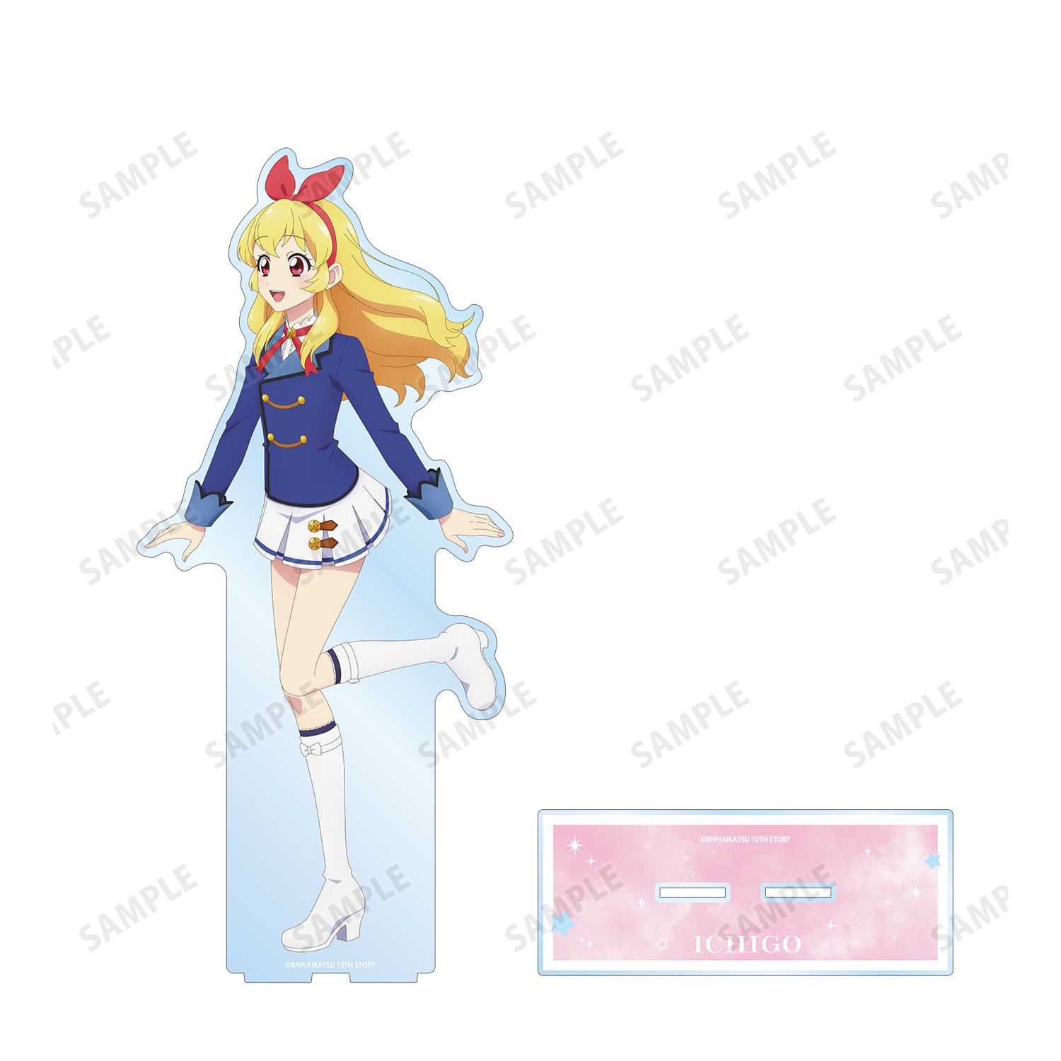 アイカツ! 10th STORY ~未来へのSTARWAY~ 描き下ろし 星宮いちご 歩みver. 特大アクリルスタンド Image 3 | AniSmile