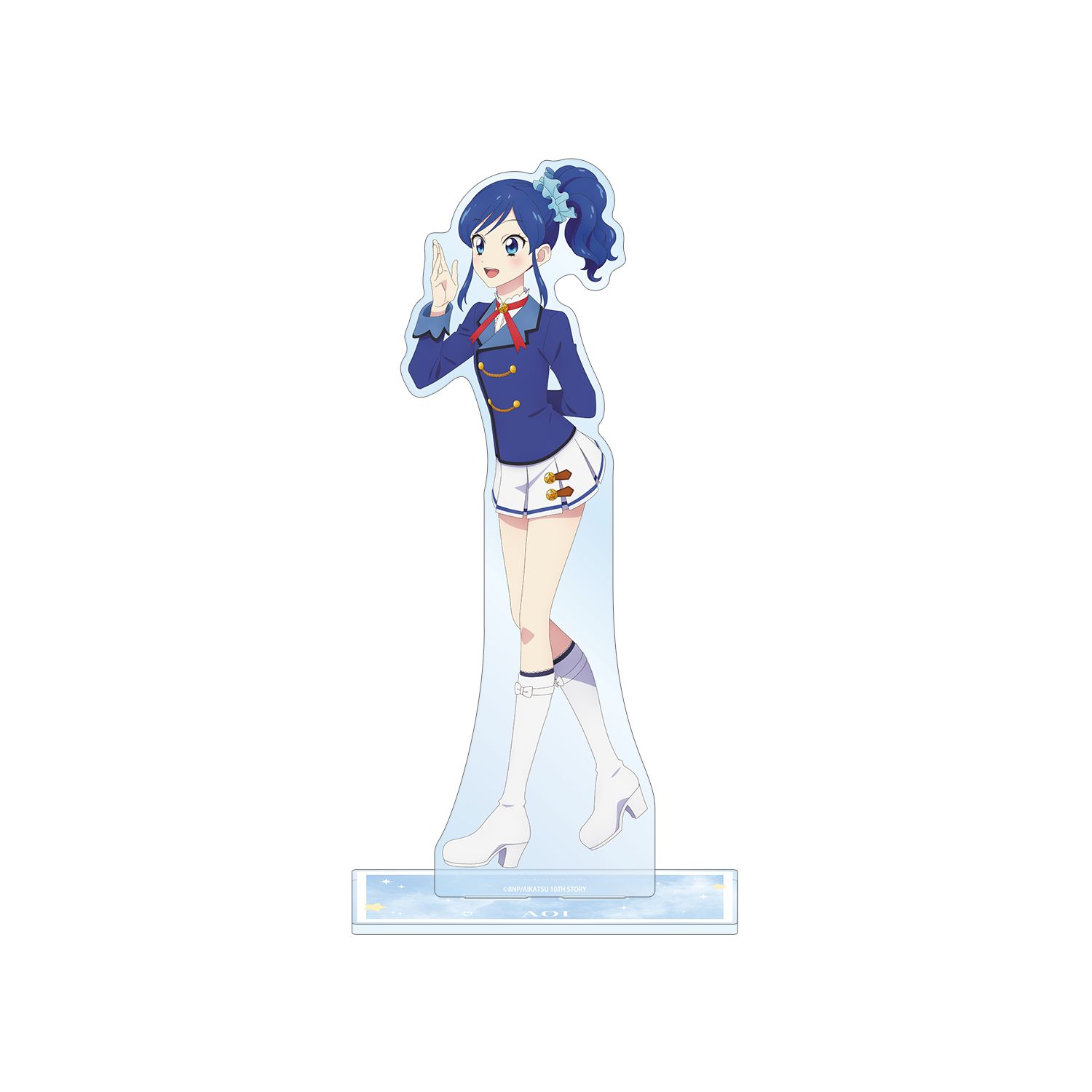アイカツ! 10th STORY ~未来へのSTARWAY~ 描き下ろし 霧矢あおい 歩みver. 特大アクリルスタンド - 公式商品画像 | AniSmile