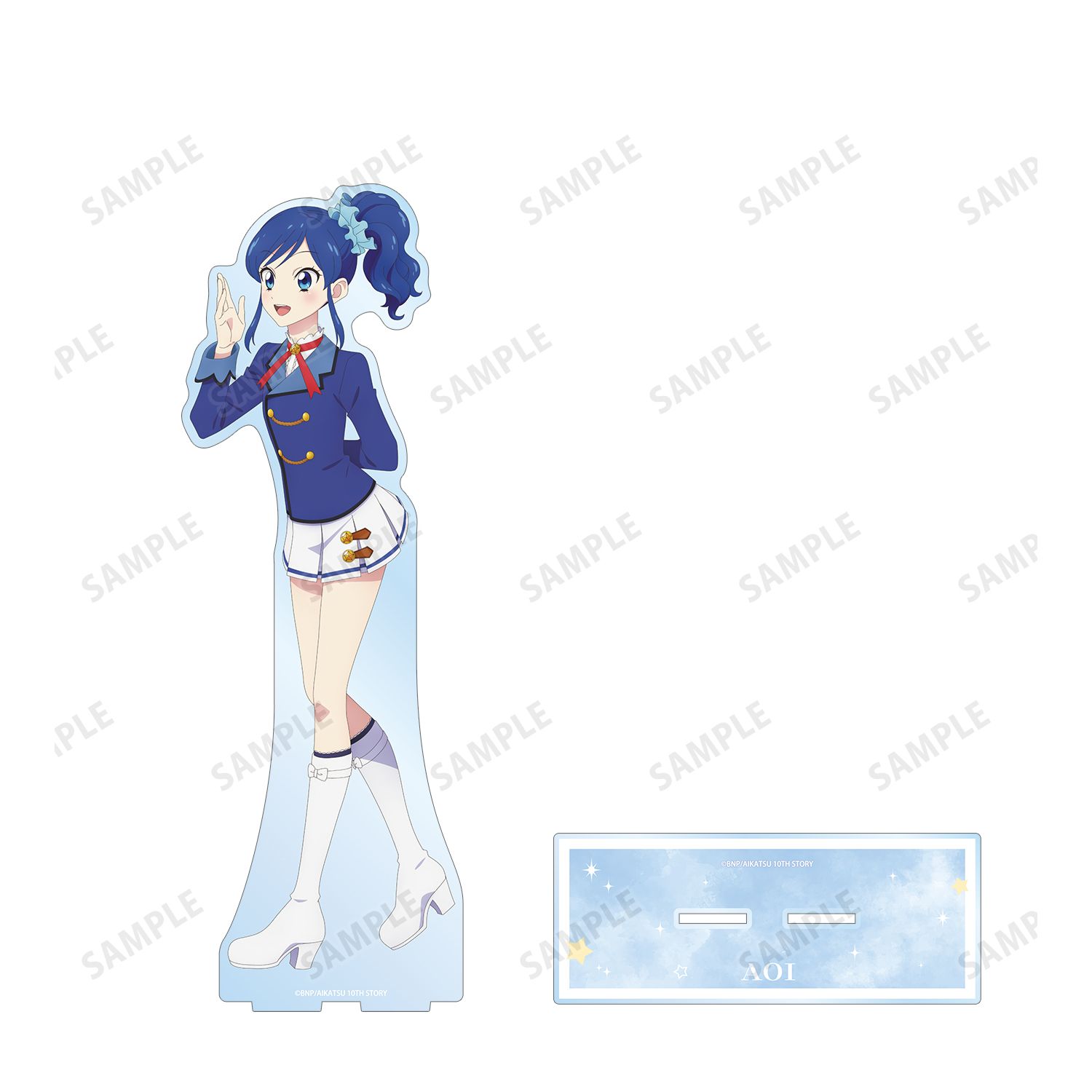 アイカツ! 10th STORY ~未来へのSTARWAY~ 描き下ろし 霧矢あおい 歩みver. 特大アクリルスタンド 画像 3 | AniSmile